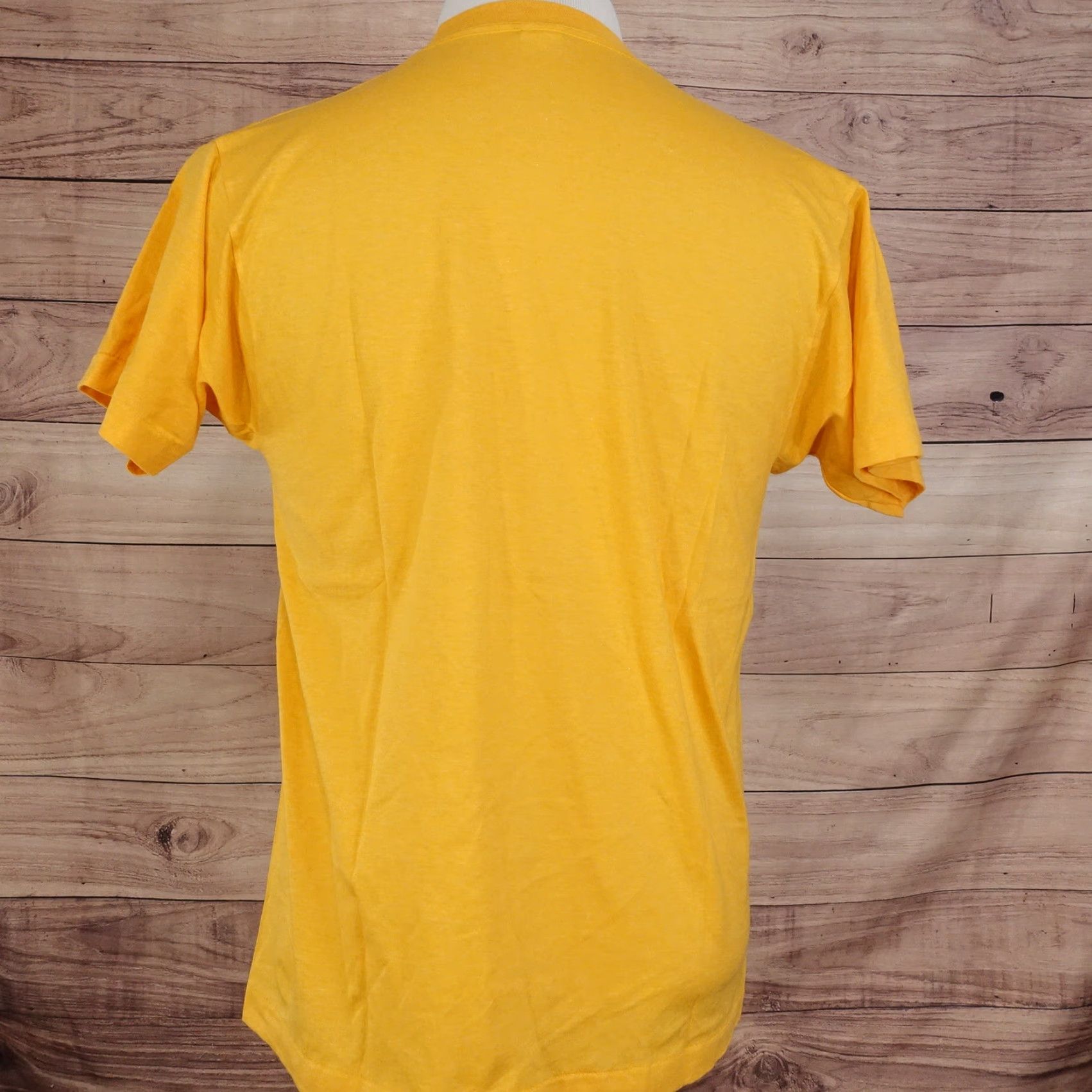Vintage Vintage 1980s Screen Stars Mighty Mud Mania USA Single Stitch T-Shirt Sz L Unisex Cotton Yellow Summer Retro Size US L / EU 52-54 / 3 - 4 Thumbnail