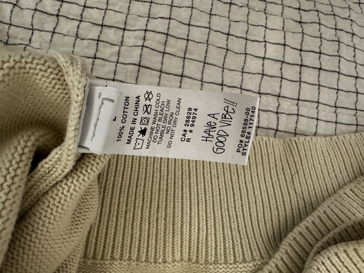 Stussy Stussy Knitted Sweater 117140 Care Label (NATURAL) Size US L / EU 52-54 / 3 - 5 Thumbnail