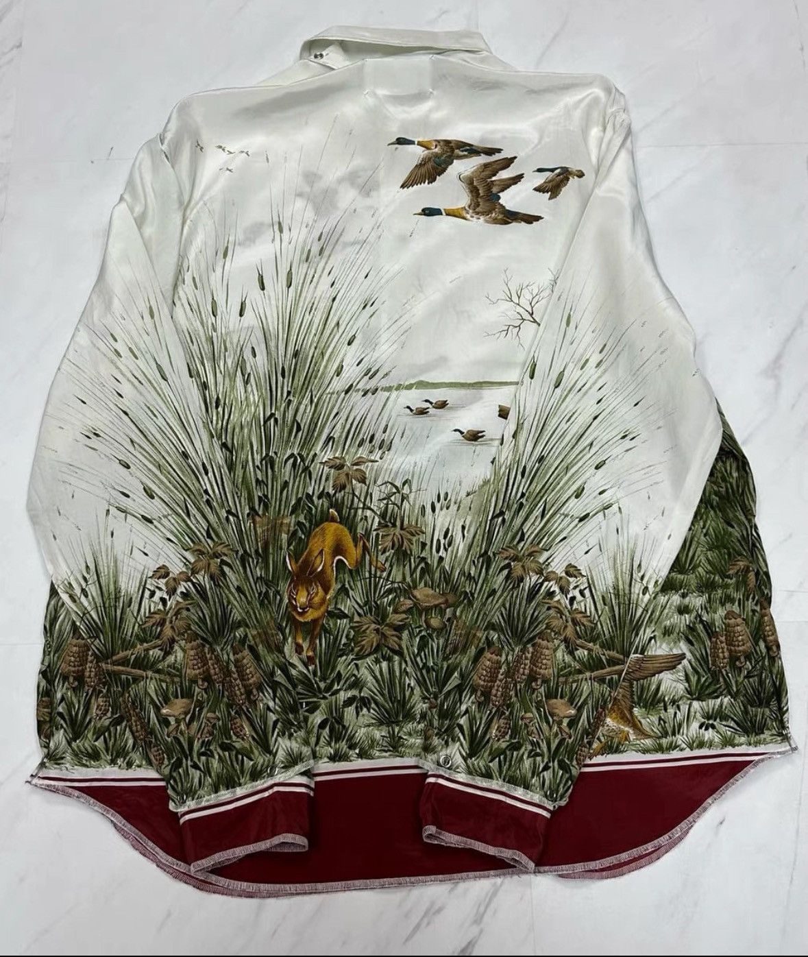 Maison Margiela Maison Margiela17ss Silk Button shirt Size US M / EU 48-50 / 2 - 4 Thumbnail