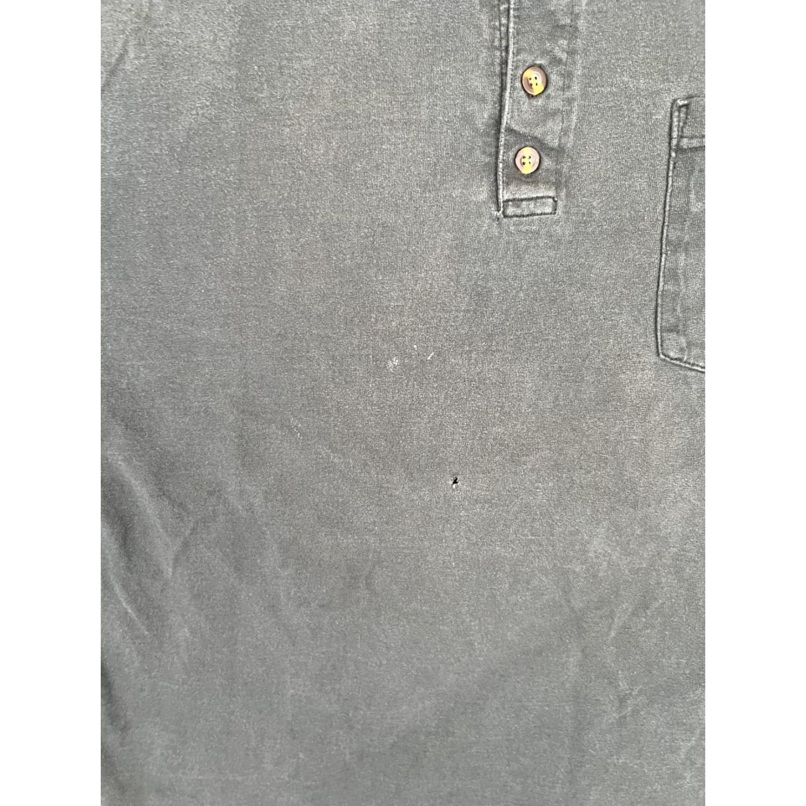 Carhartt Carhartt Mens Long Sleeve Henley XL Black Sun Faded Grunge Thrash Size US XL / EU 56 / 4 - 5 Thumbnail