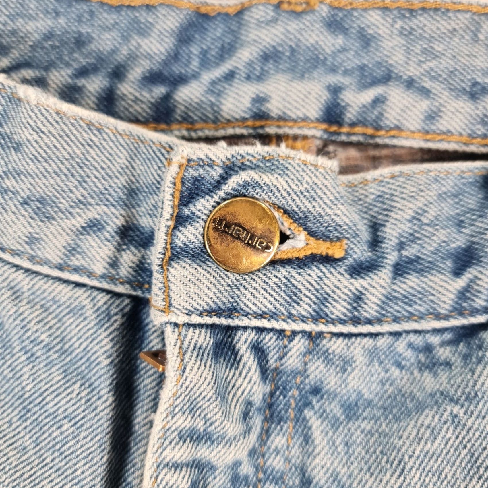 Carhartt Carhartt Jeans Blue W36 L32 Relaxed Lined 5-Pocket Denim Cotton Men's Jeans Straight Fit Size US 36 / EU 52 - 3 Thumbnail