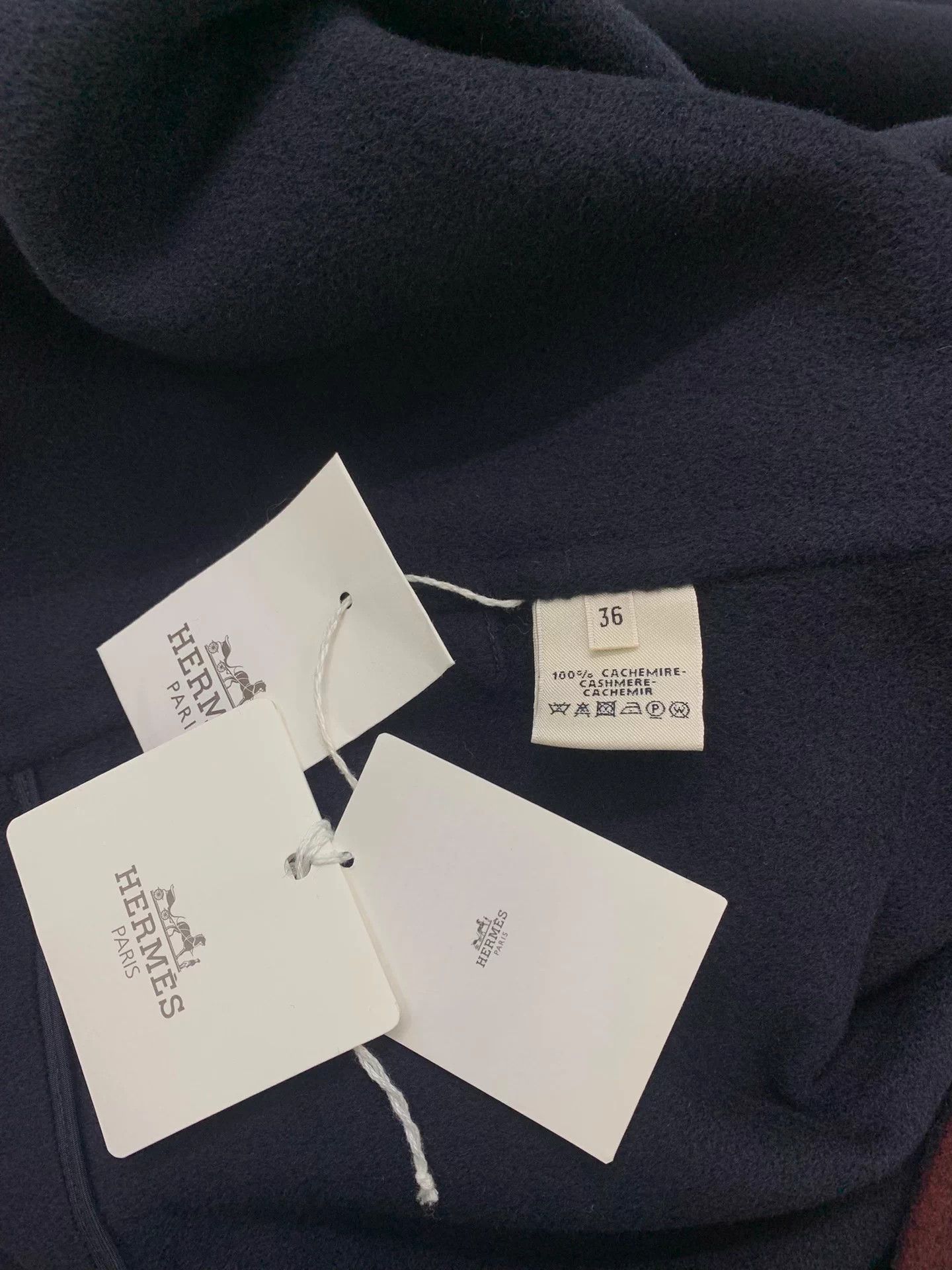 Hermes Hermes 2-tone double-faced cashmere coat 36 new Size XS / US 0-2 / IT 36-38 - 5 Thumbnail