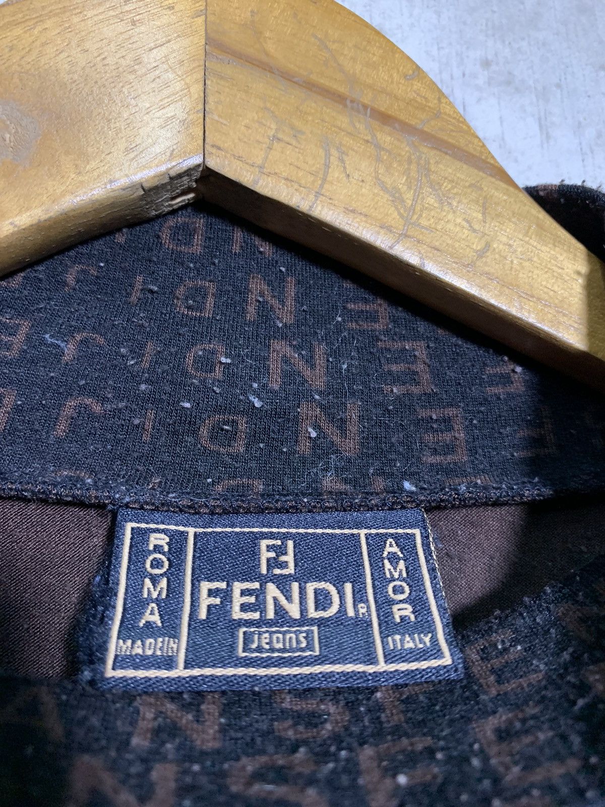Fendi 🔥VTG FENDI FULLPRINTS BODYSUIT TURTLENECK Size M / US 6-8 / IT 42-44 - 8 Thumbnail