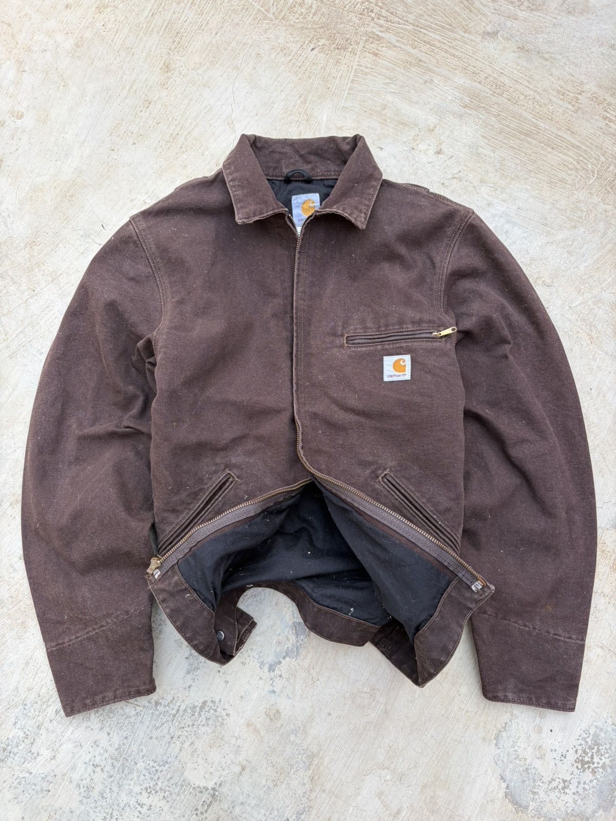 Carhartt Vintage 00s Carhartt Detroit Jacket EJ196DKB Size US S / EU 44-46 / 1 - 2 Thumbnail