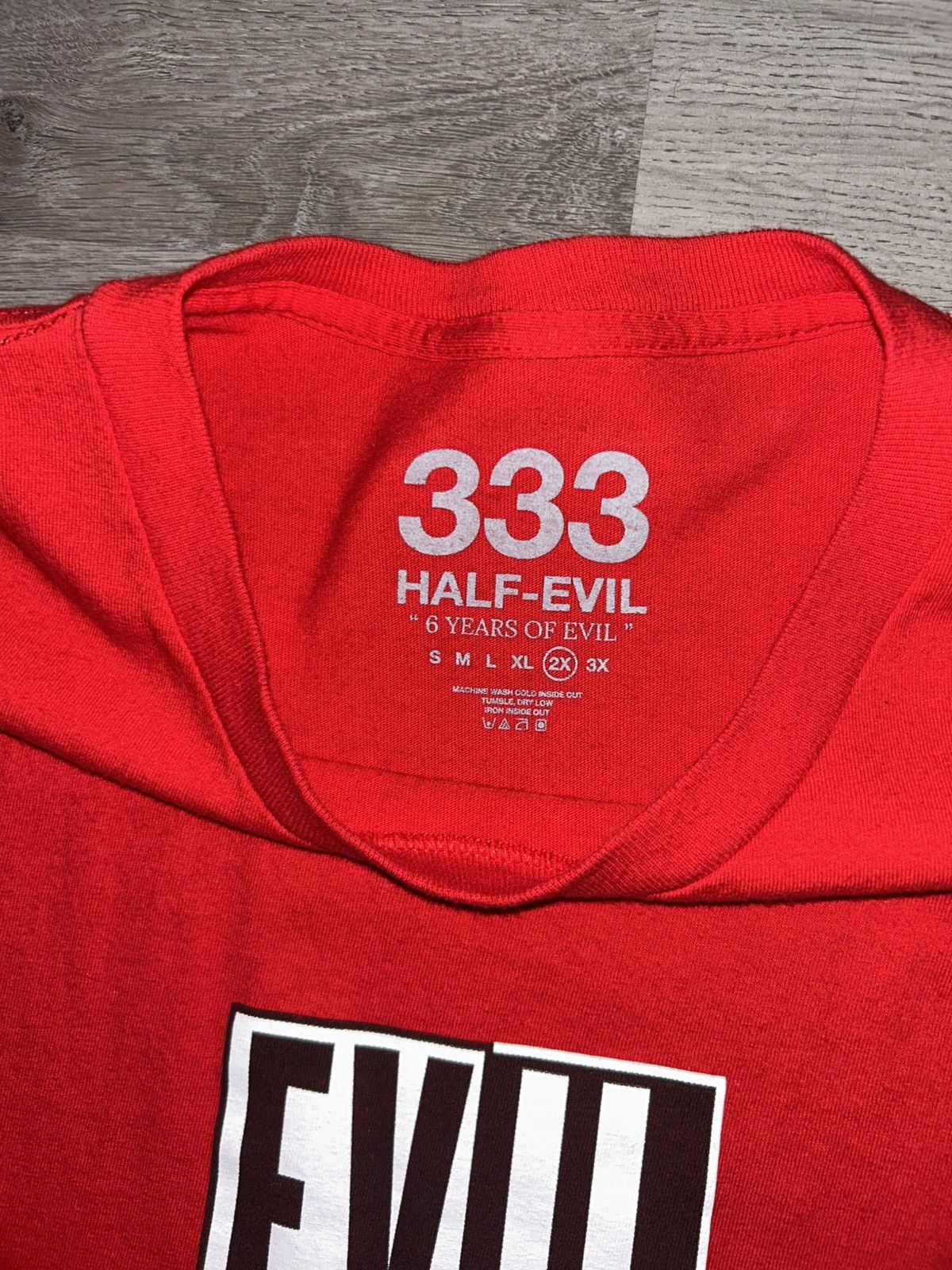 Half Evil Half Evil Tee 6 Year Anniversary Drop Size US XXL / EU 58 / 5 - 3 Thumbnail
