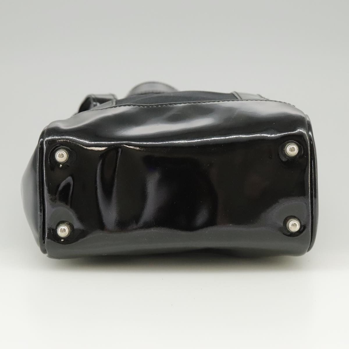 Gucci GUCCI Hand Bag Enamel Black Size ONE SIZE - 5 Thumbnail