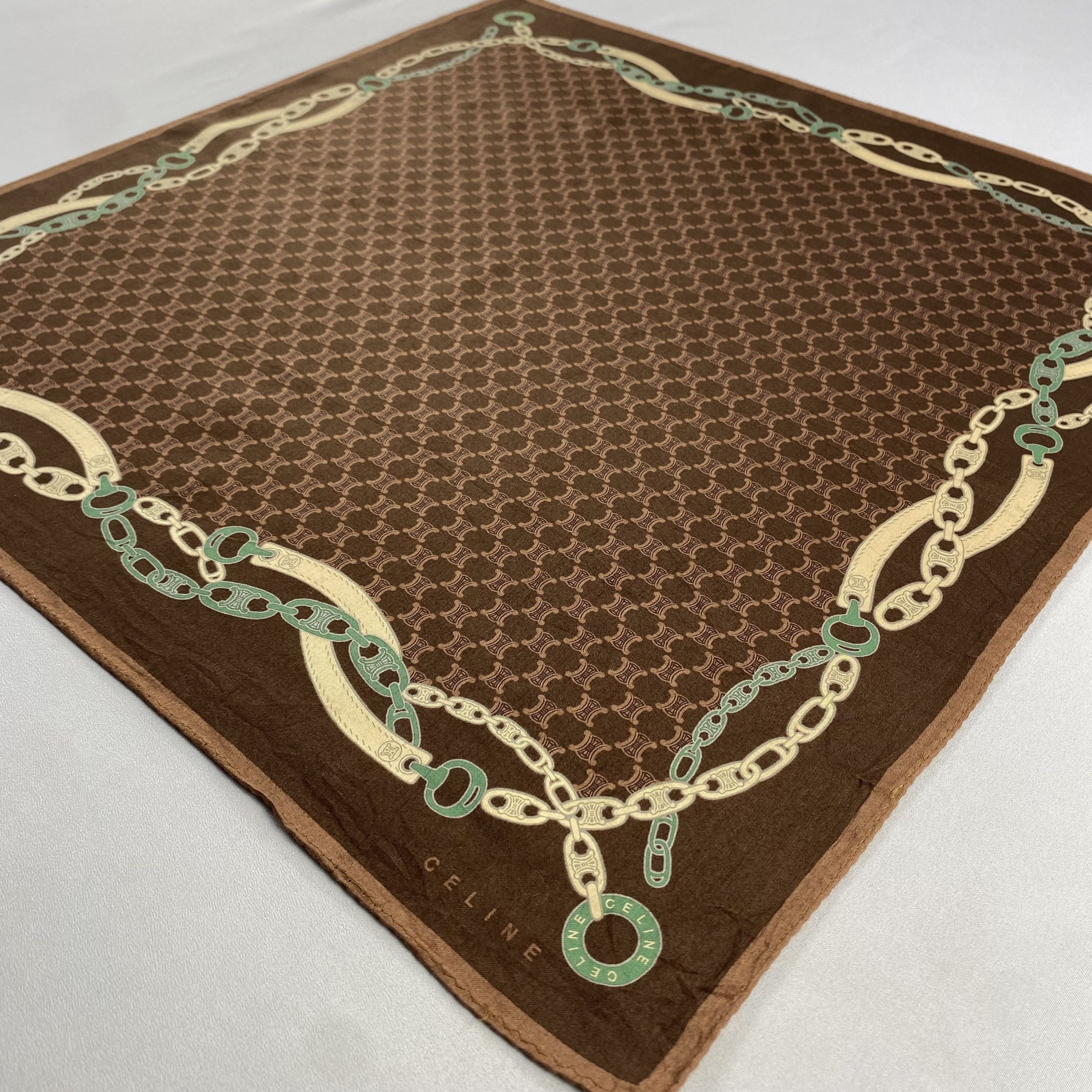 Celine × Vintage Celine Handkerchief / Neckerchief / Bandana-P1362 Size ONE SIZE - 2 Thumbnail