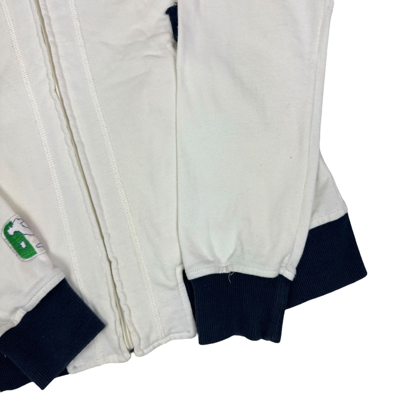 Adidas Adidas Womens White Long Sleeve Hooded Full Zip Jacket Small Size S / US 4 / IT 40 - 8 Thumbnail