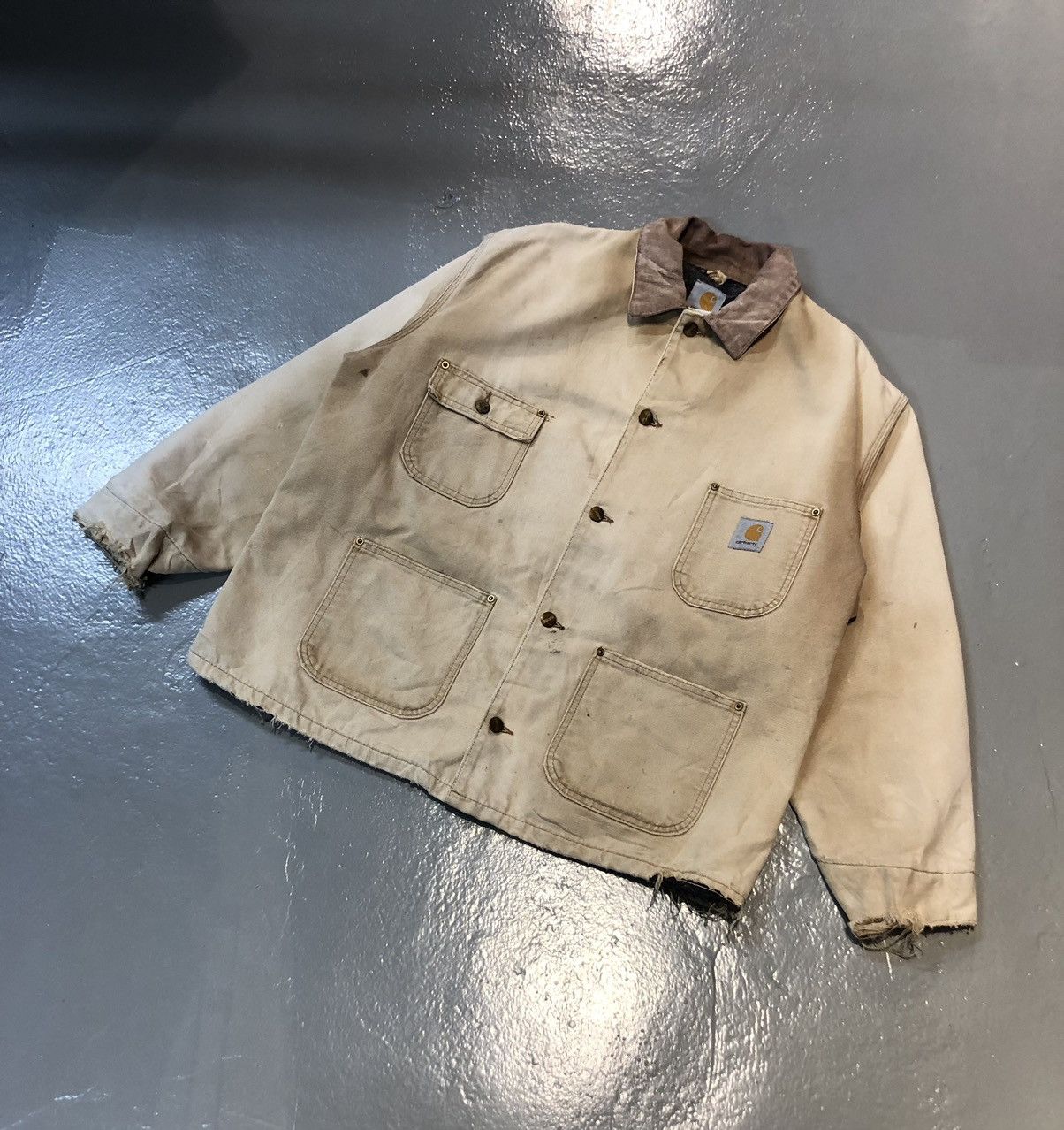 Carhartt × Vintage Vintage Carhartt Chore coat Size US XL / EU 56 / 4 - 1 Thumbnail