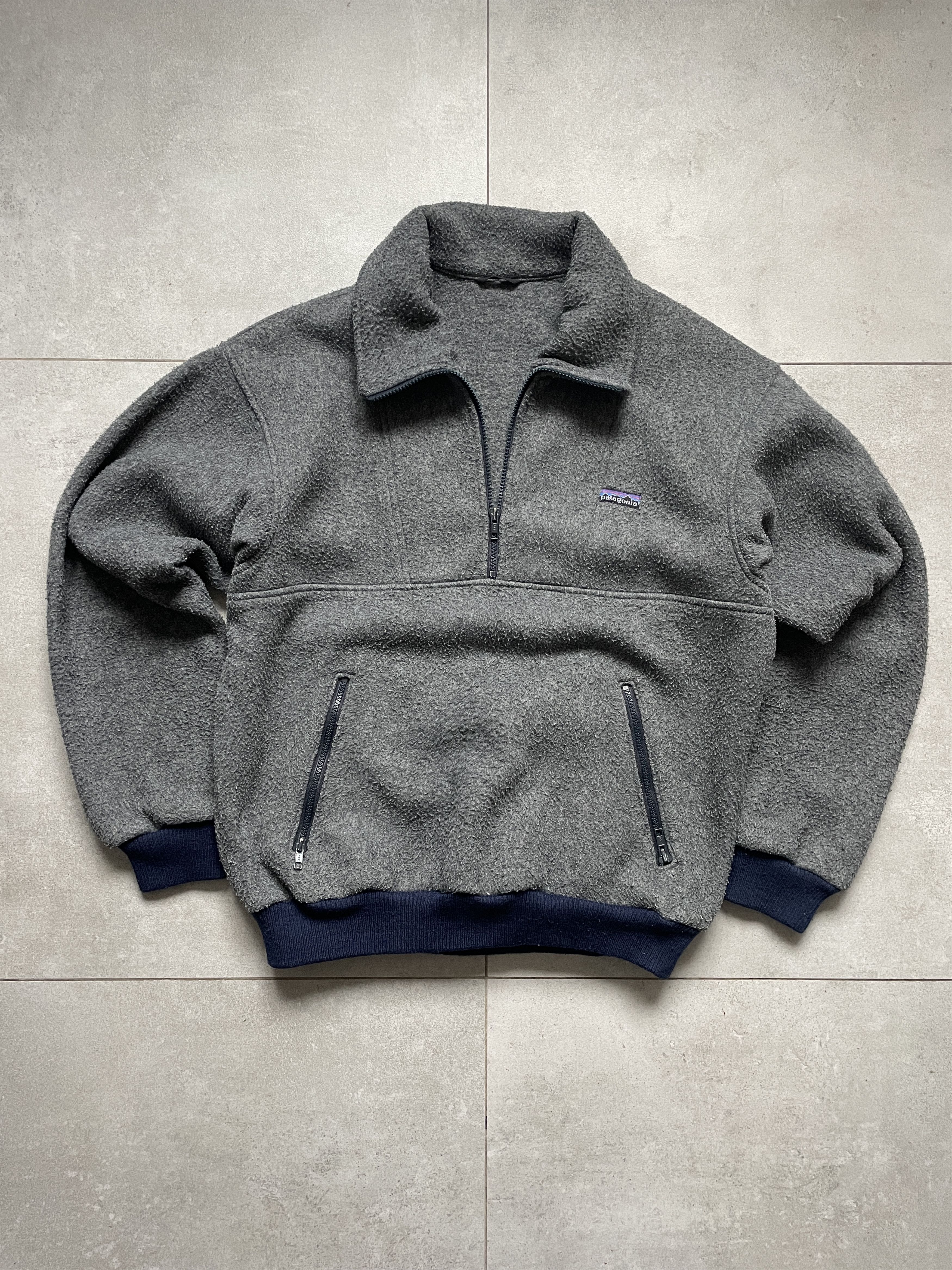 Patagonia VINTAGE PATAGONIA SYNCHILLA GRAY FLEECE OUTDOOR JACKET Size US L / EU 52-54 / 3 - 1 Thumbnail