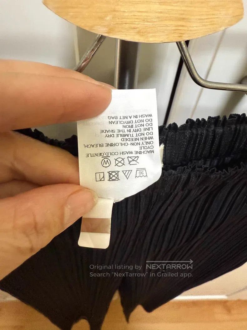 Issey Miyake Issey Miyake size:3 Black Pants Size 22" - 3 Thumbnail