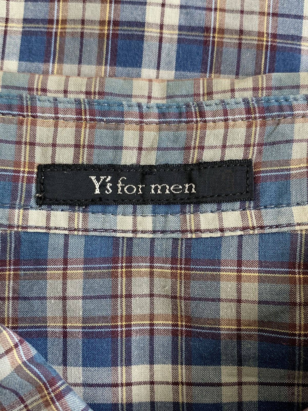 Y's for Men Y's for Men by Yohji Yamamoto Oversized Plaid Button Shirt Size US L / EU 52-54 / 3 - 5 Thumbnail