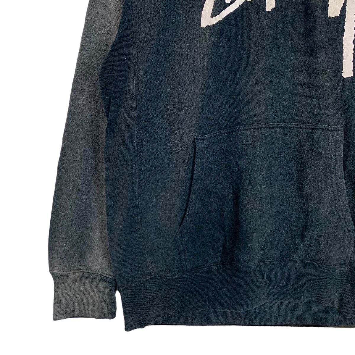 Stussy Trashed STUSSY Big Logo Sun Faded / Burn Hoodies #0823-C37 Size US M / EU 48-50 / 2 - 4 Thumbnail