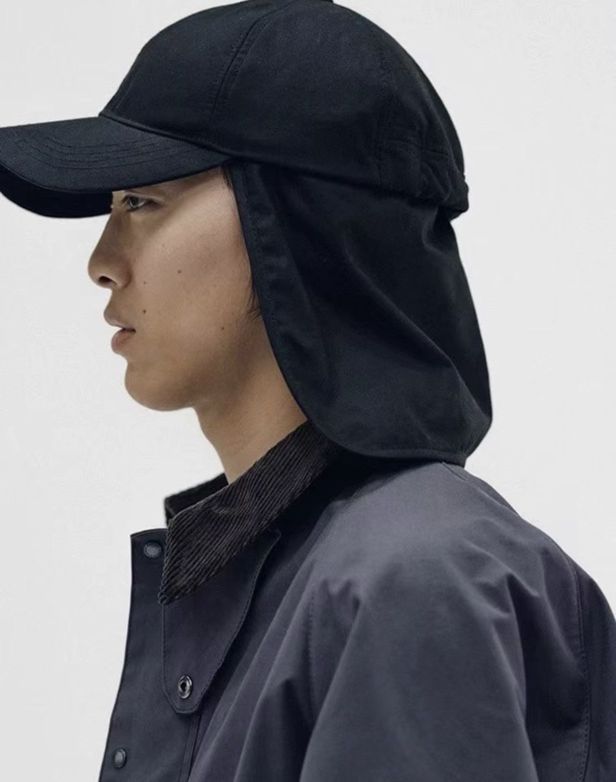 Kaptain Sunshine Kaptain Sunshine x Barbour CAPED CAP Sun Visor Hat Size ONE SIZE - 5 Thumbnail