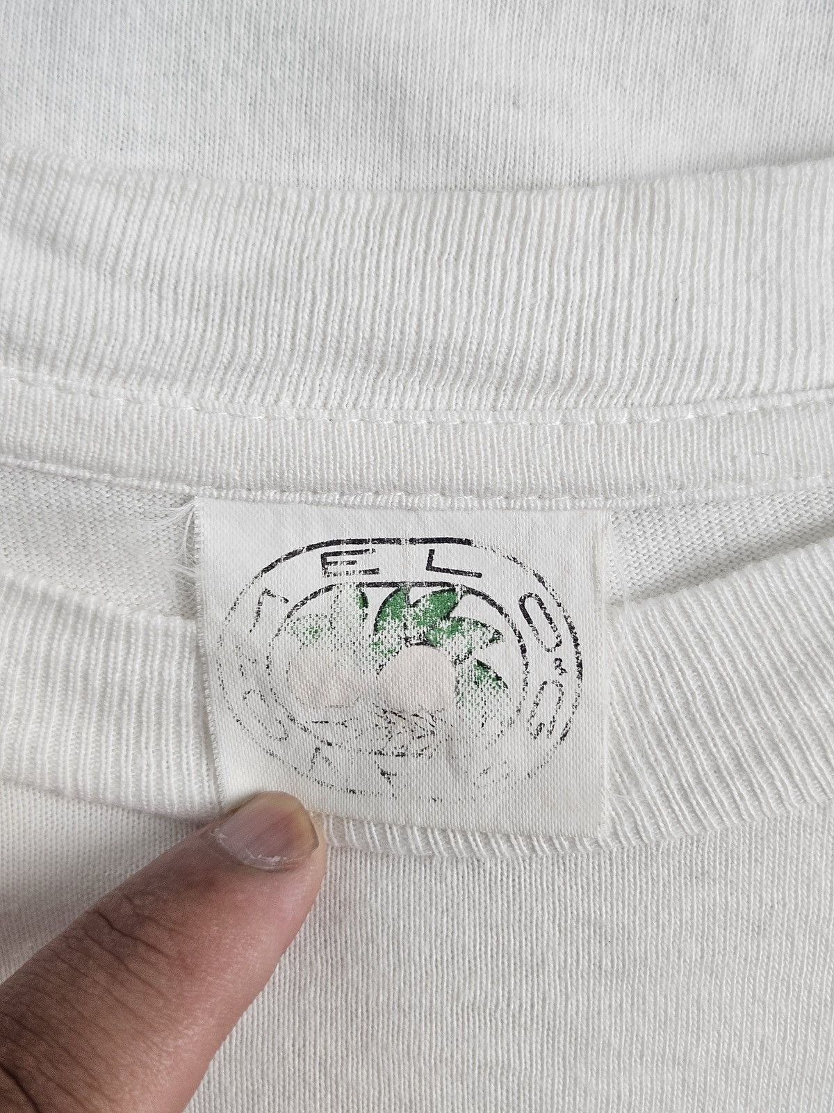 Vintage Vintage 90s Michelangelo art white graphic t shirt Size US L / EU 52-54 / 3 - 4 Thumbnail