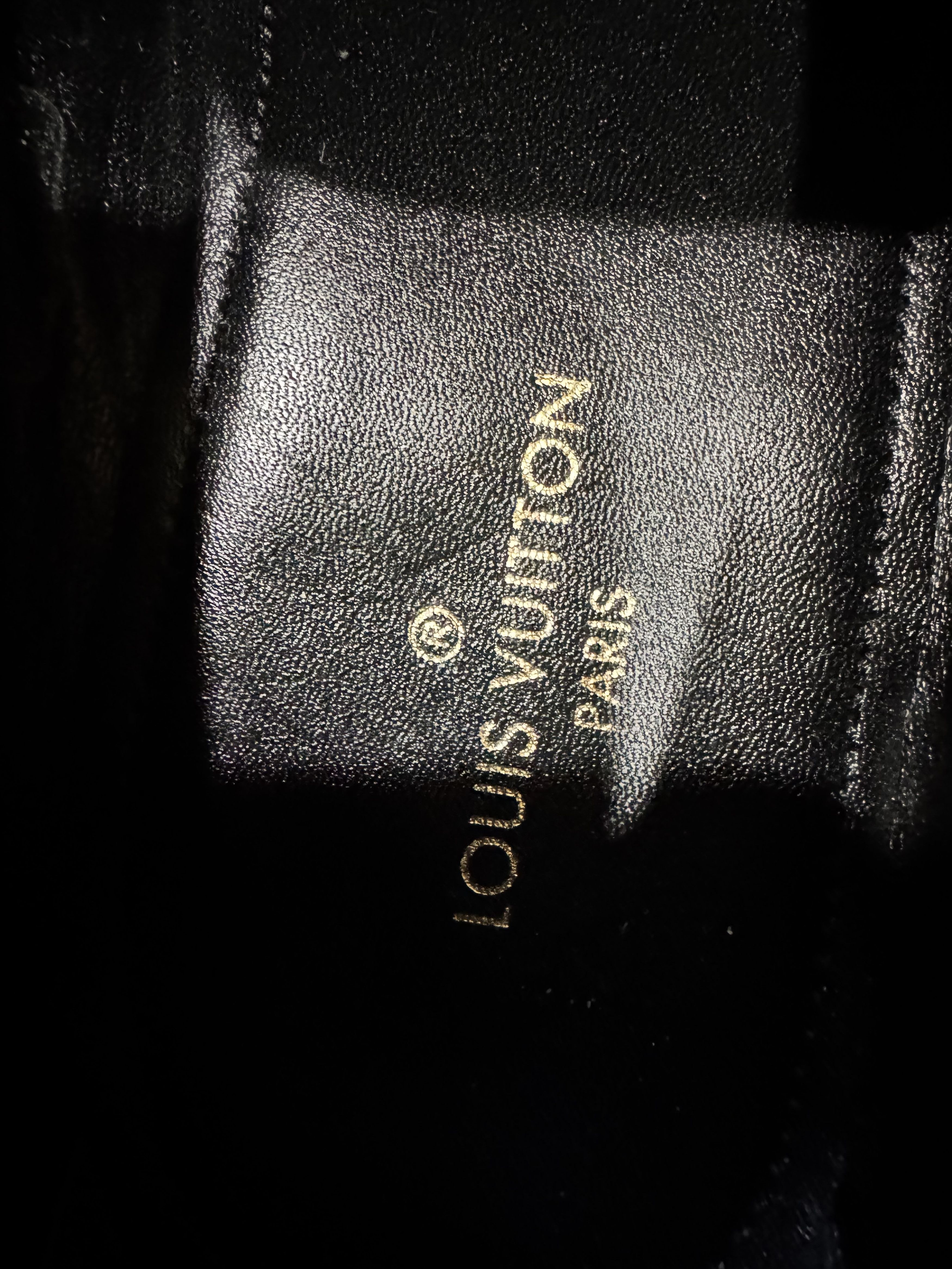 Louis Vuitton Black Glazed Leather Chain LV Loafers Size US 6 / EU 39 - 10 Thumbnail