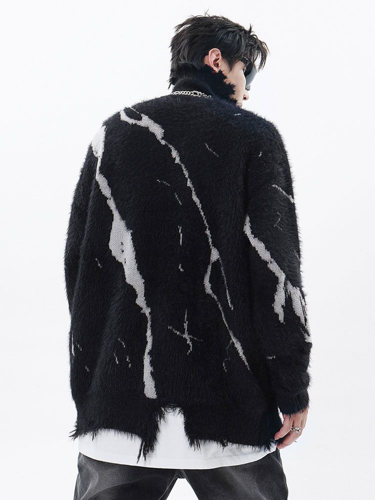 Designer × Japanese Brand Turtleneck Ripped Hole String Sweater Size US M / EU 48-50 / 2 - 4 Thumbnail