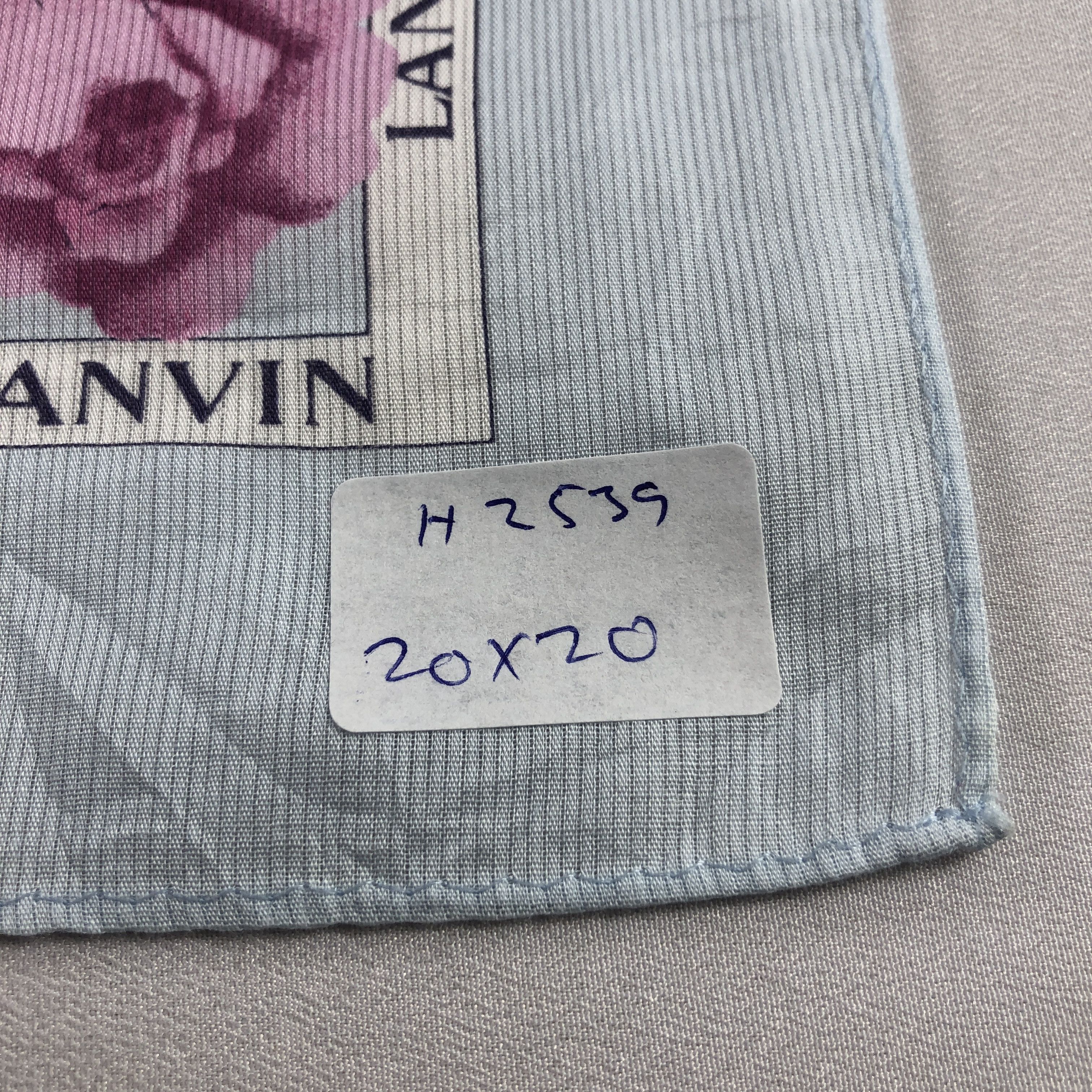 Lanvin × Vintage Lanvin Handkerchief Neckerchief Bandana H2539 Size ONE SIZE - 4 Thumbnail