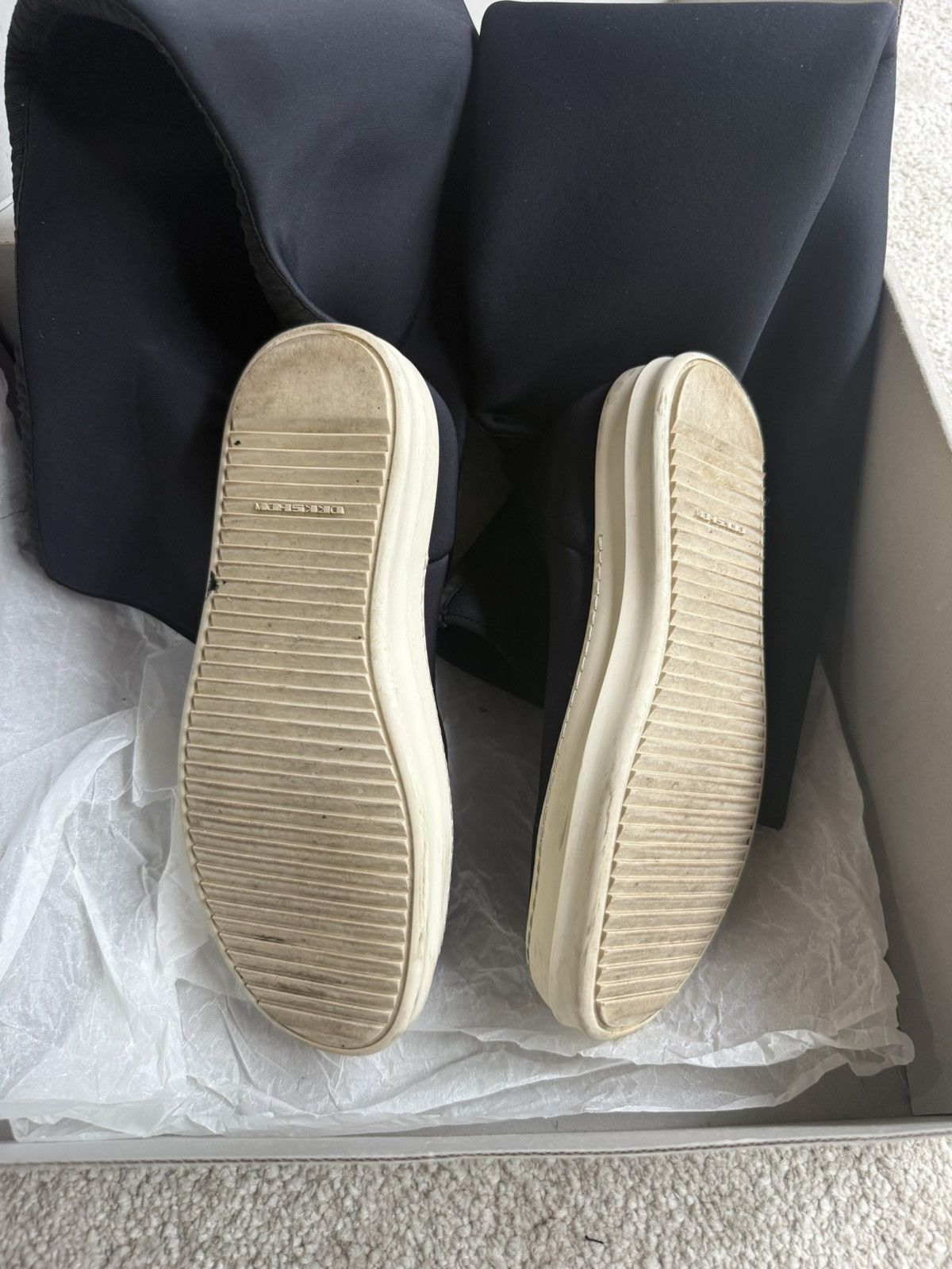 Rick Owens Stocking sneaker in nylon Size US 8 / IT 38 - 3 Thumbnail