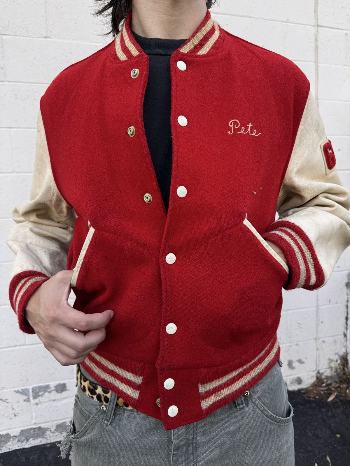 Other VTG 60’s Butwin Wool/Leather Varsity Letterman Jacket Size US M / EU 48-50 / 2 - 3 Thumbnail