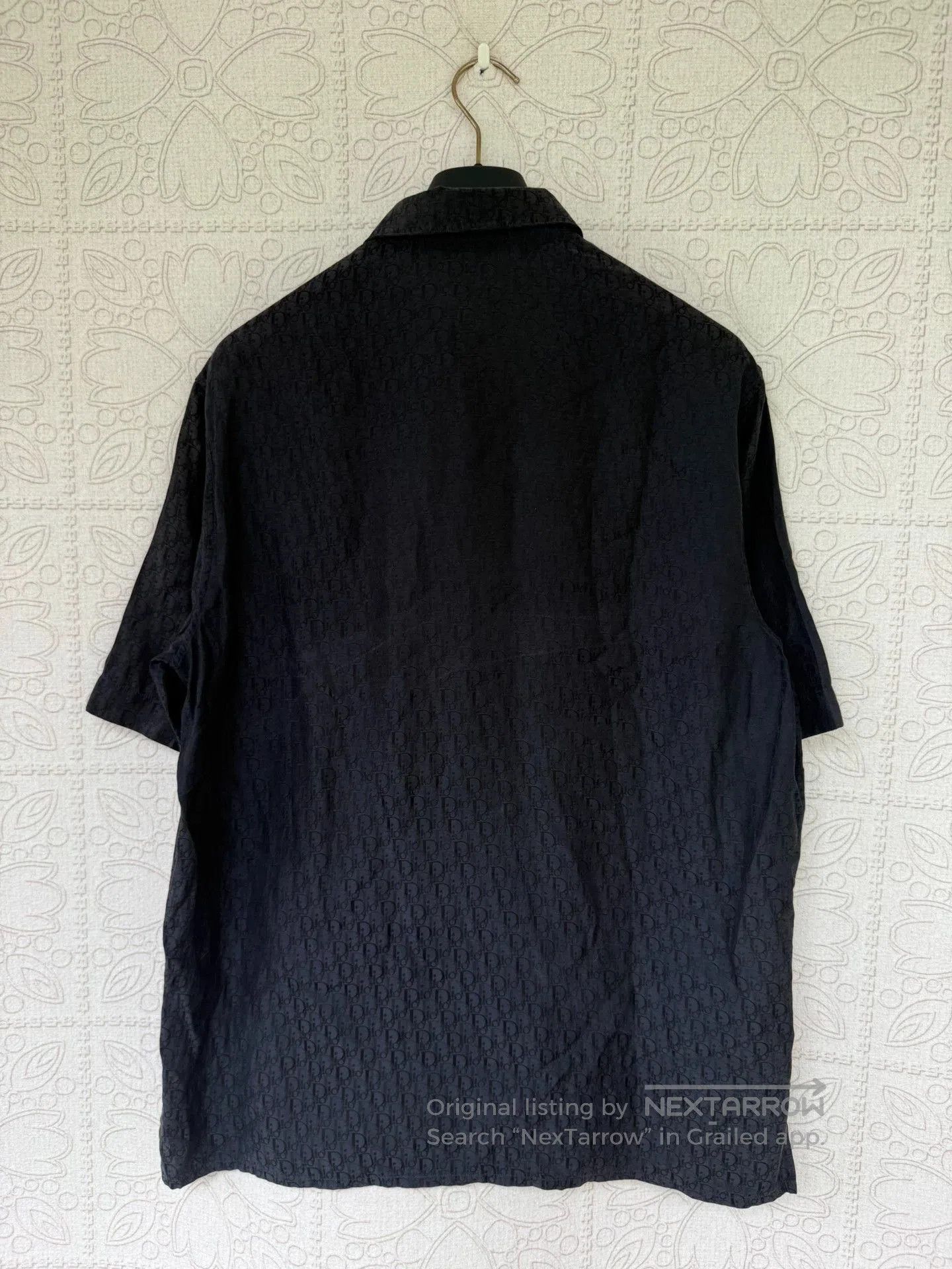 Dior Dior Short Sleeve Dark Patterned Shirt. Size US M / EU 48-50 / 2 - 2 Thumbnail
