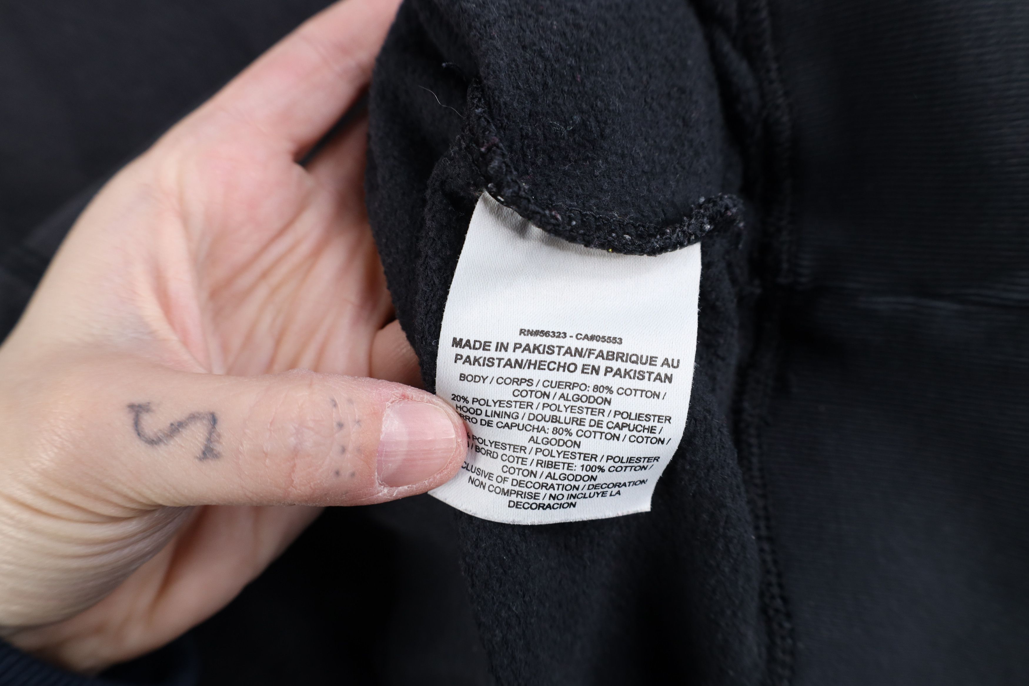 Nike Vintage Y2K Nike Travis Scott Mini Swoosh Hoodie Black Size L / US 10 / IT 46 - 13 Thumbnail