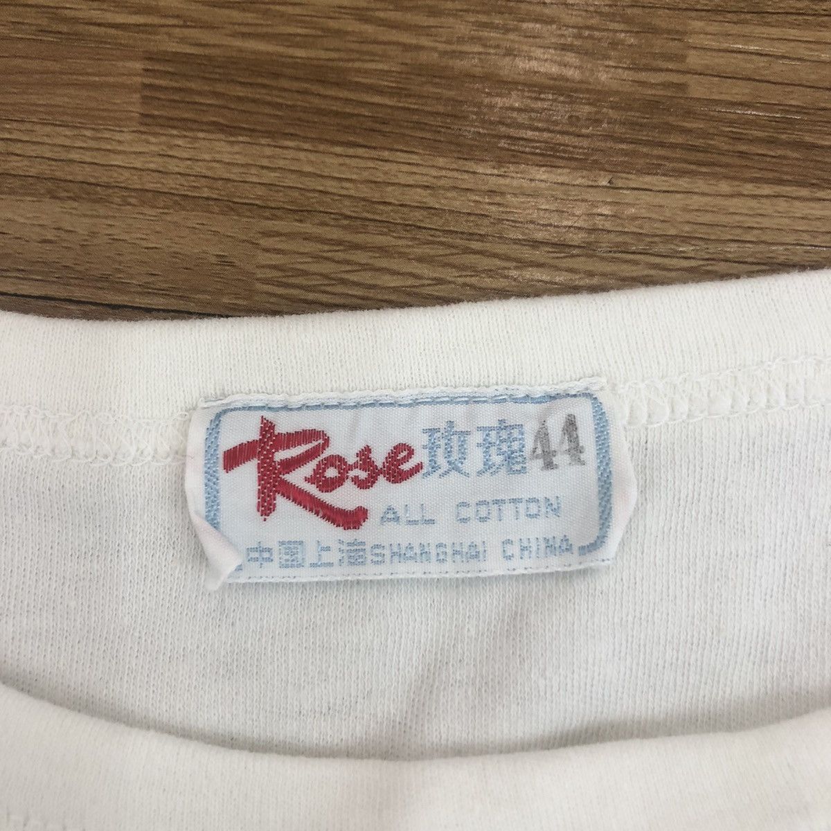 Vintage Vintage 80’ DRAGON RYU ART Shanghai Tee Shirt Top Sukajan Size US L / EU 52-54 / 3 - 5 Thumbnail