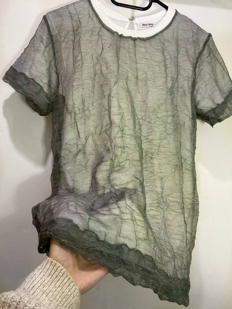 Miu Miu Miu Miu T shirt Size S / US 4 / IT 40 - 3 Thumbnail