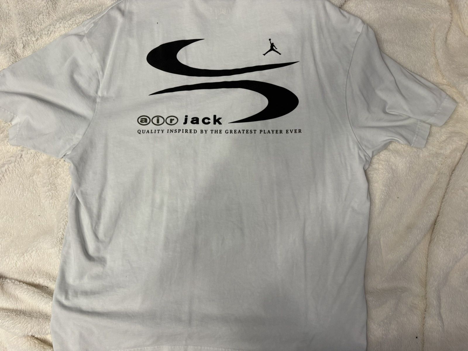 Jordan Brand × Travis Scott TRAVIS SCOTT X JORDAN WHITE TEE Size US L / EU 52-54 / 3 - 2 Thumbnail