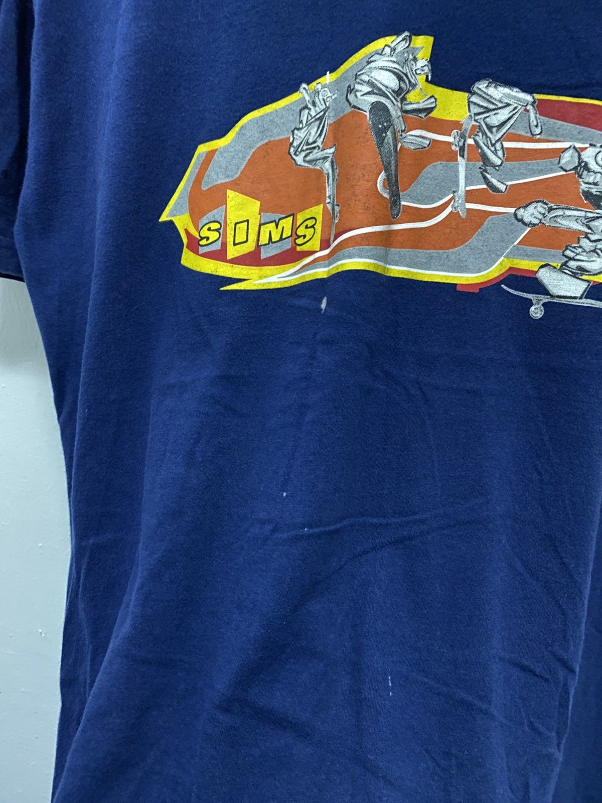 Vintage Vintage Sims Skateboard Art Graphic Design Tee Size US L / EU 52-54 / 3 - 5 Thumbnail