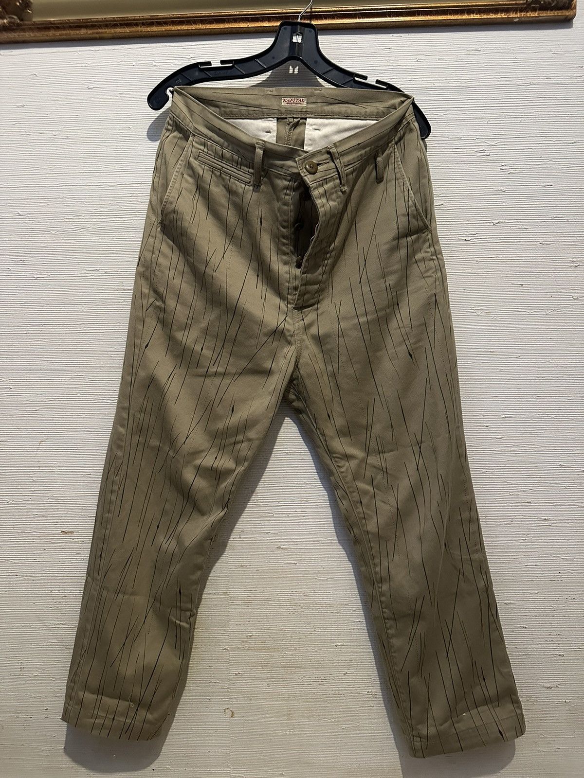 Image of Kapital x Kapital Kountry Kaptial Khaki Rain Camo Pants, Men's (Size 31)