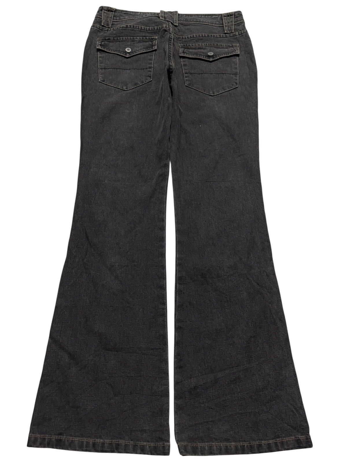 Tornado Mart 💥BELL BOTTOM BUSHPANTS KAPITAL STYLE BLACK JEANS Size US 28 / EU 44 - 2 Thumbnail