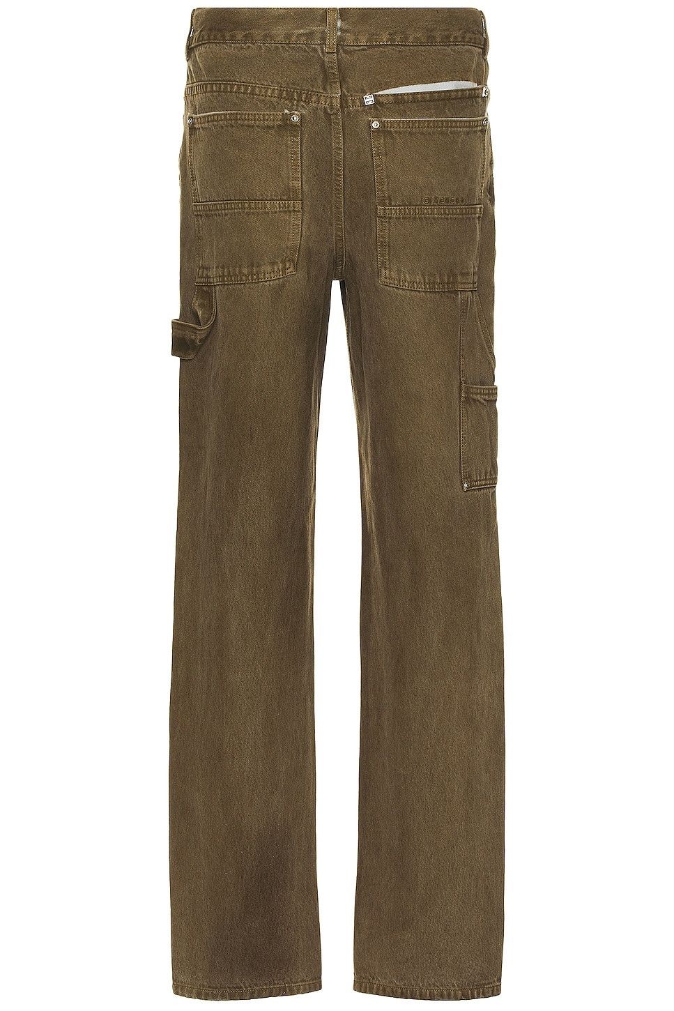 Givenchy o1w1db10325 Carpenter Denim Trousers in Brown Size US 40 / EU 56 - 2 Thumbnail