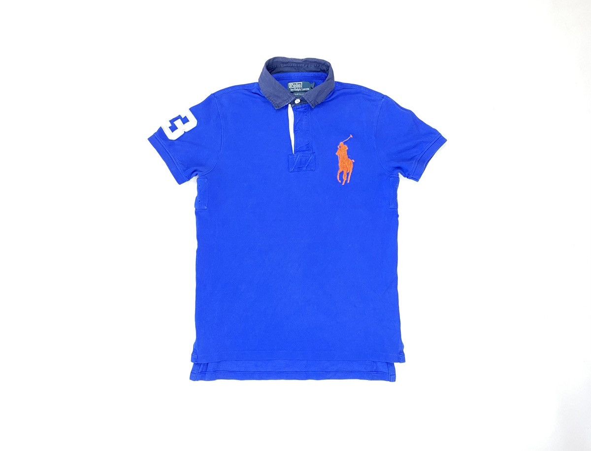 Polo Ralph Lauren × Ralph Lauren Ralph Lauren Polo Shirt Big Pony Rugby T-Shirt Distressed Size US M / EU 48-50 / 2 - 1 Thumbnail