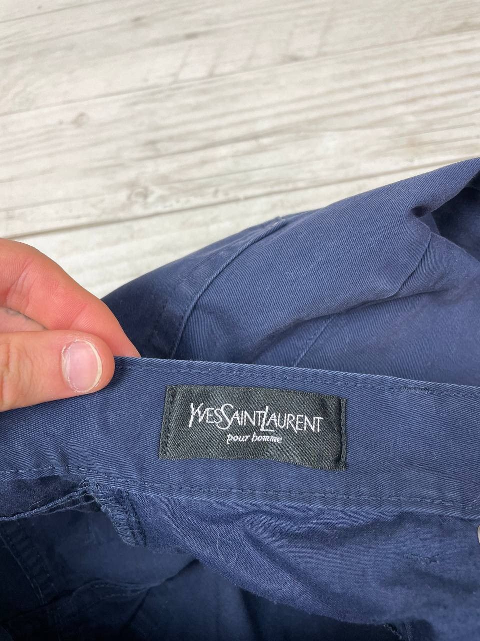 Other Yves Saint Laurent YSL Cotton Casual Pants Big Logo Size US 30 / EU 46 - 8 Thumbnail