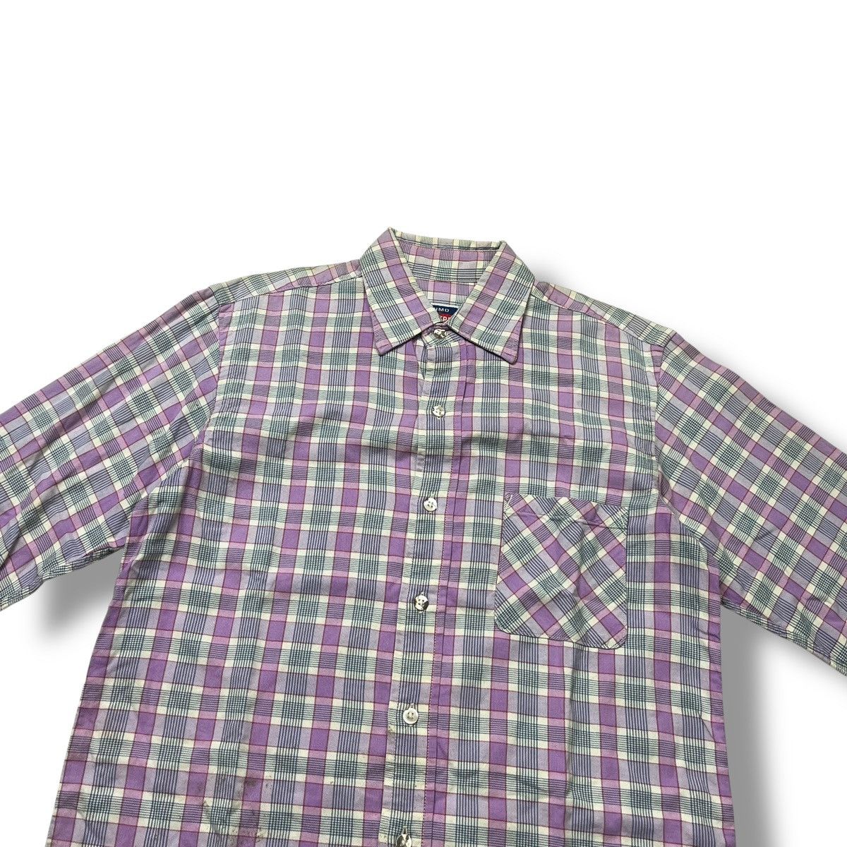 Comme des Garcons Vintage 45Rpm Plaid Pattern Button Long Sleeve Shirt Size US S / EU 44-46 / 1 - 3 Thumbnail