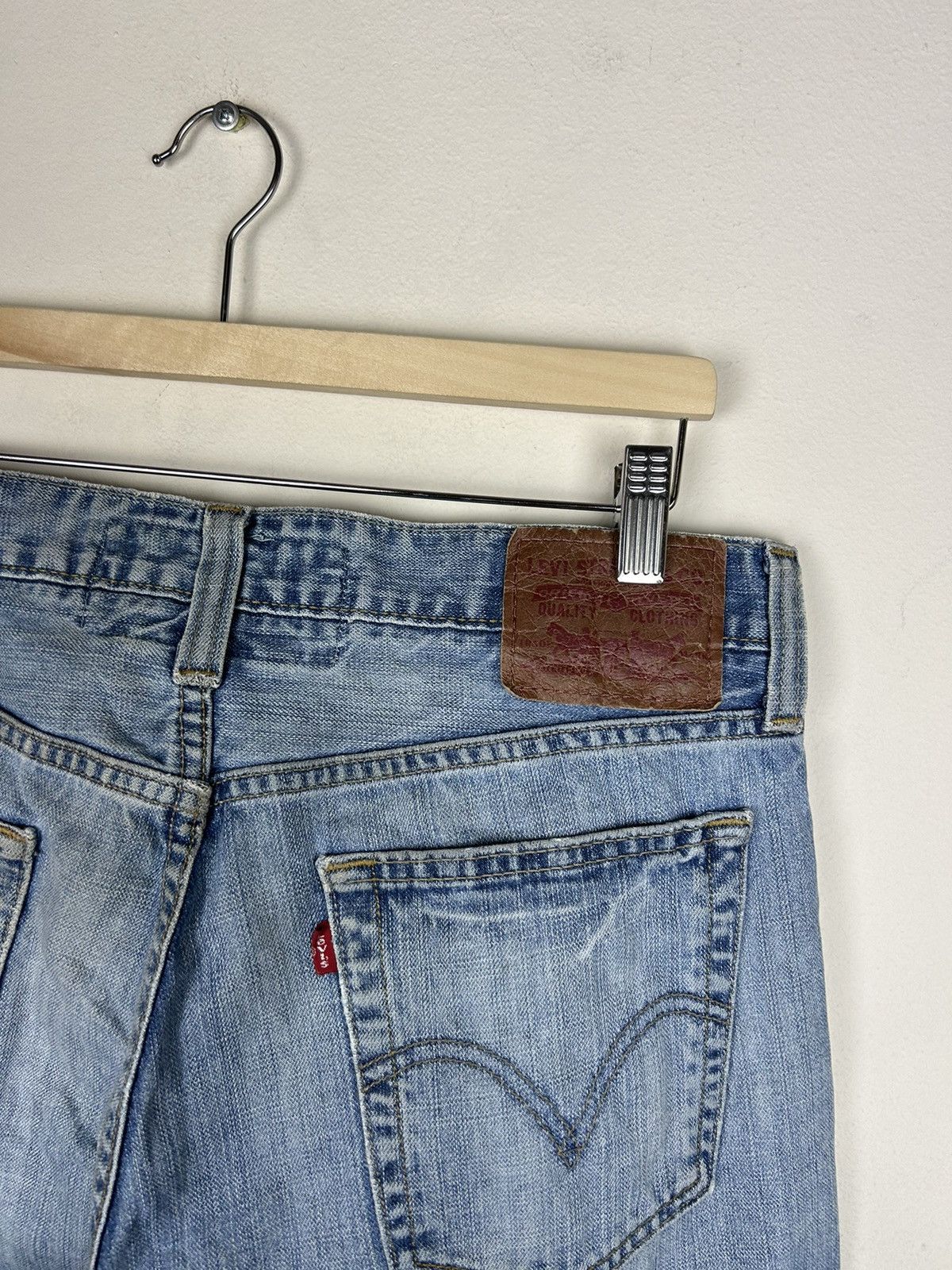 Levi's Vintage Clothing × Vintage Vintage 00s Levi’s 527 Boocut Flare Jeans Size US 34 / EU 50 - 3 Thumbnail