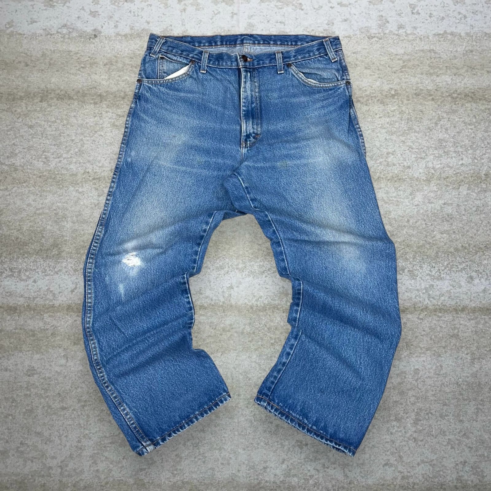 Dickies Vintage 90s Dickies Jeans 38x29 Relaxed Fit Medium Wash Size US 38 / EU 54 - 2 Thumbnail