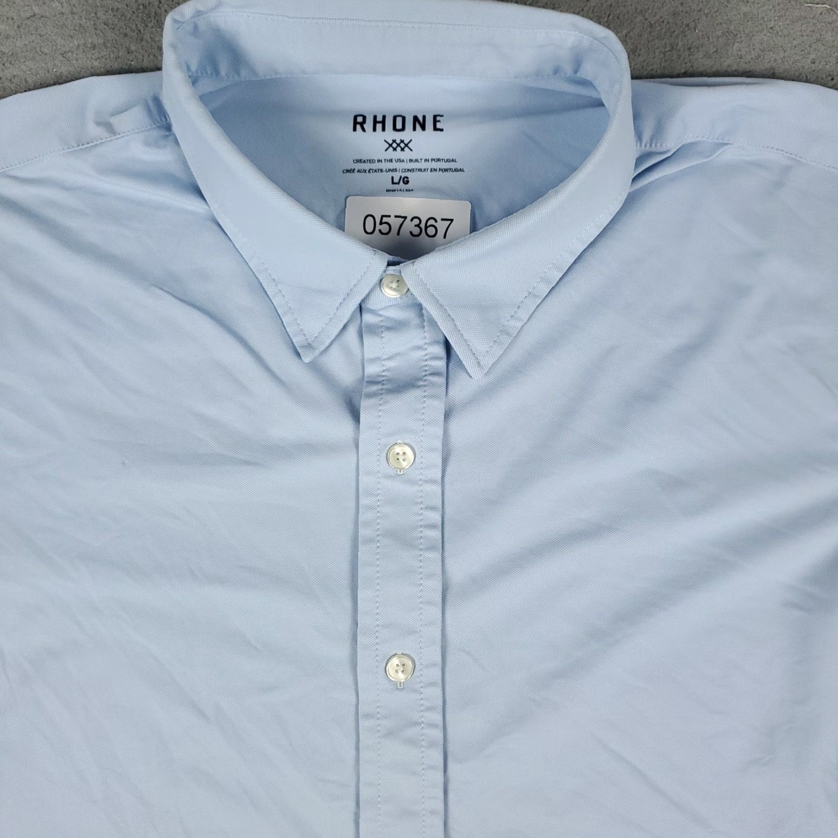 Rhone VINTAGE Rhone Men's Button-Up Shirt XL Blue Nylon Long Sleeve Casual Workplace Size US XL / EU 56 / 4 - 2 Thumbnail