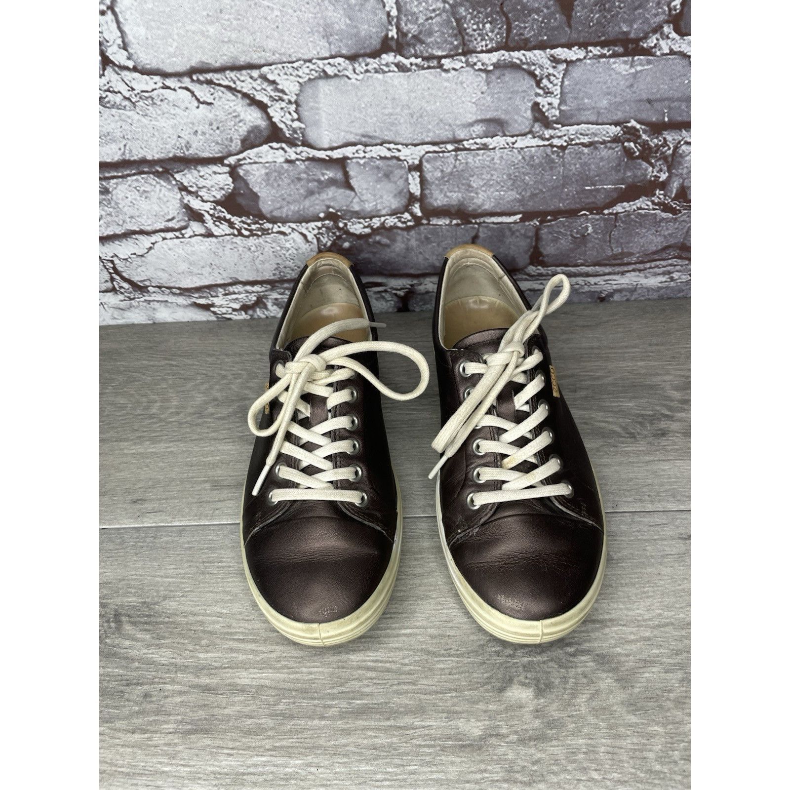 Ecco Ecco Soft 7 Purple Bronze Casual Lace Up Sneakers Shoes Wome Size US 6.5 / IT 36.5 - 8 Thumbnail