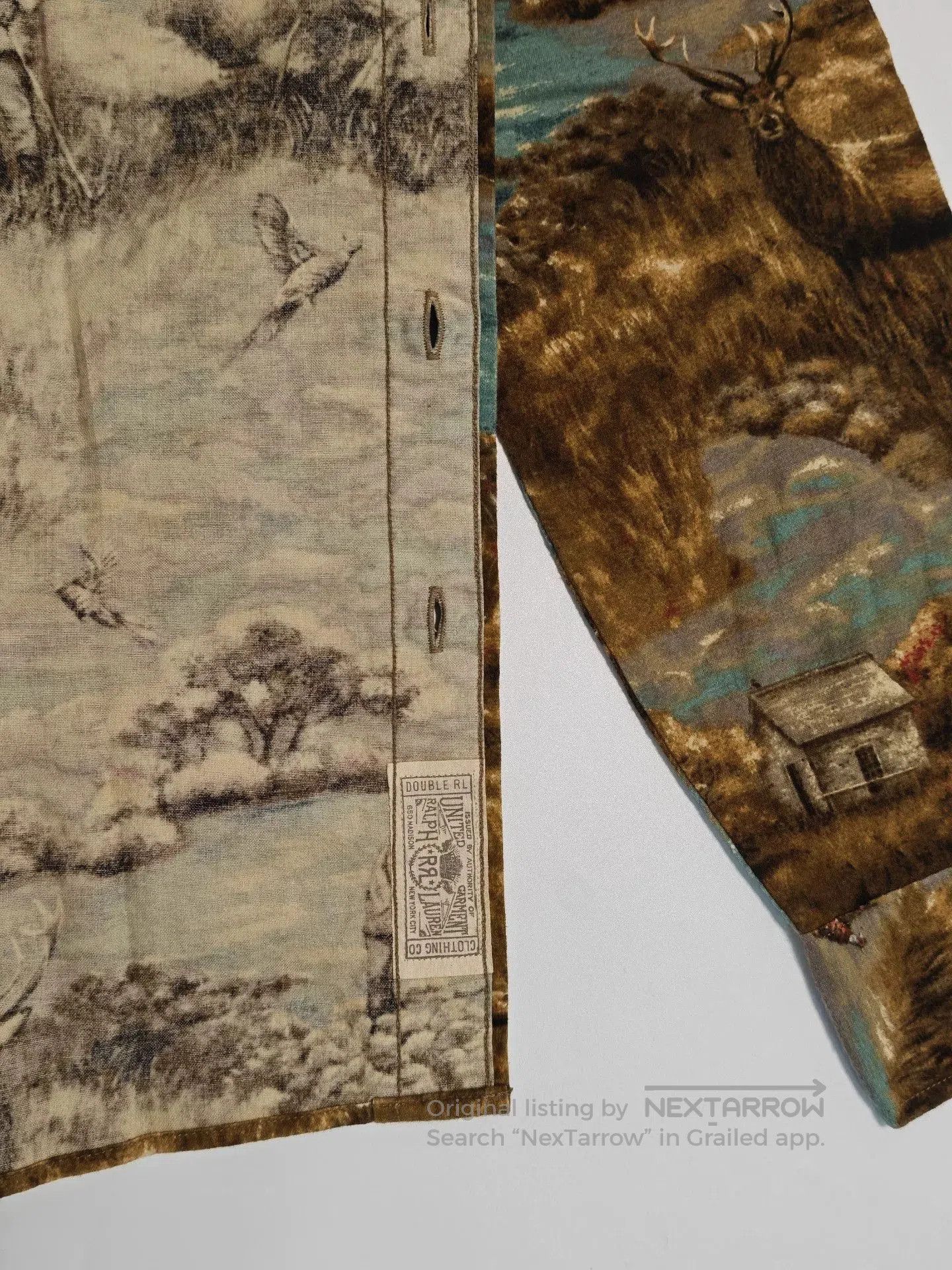 RRL Ralph Lauren Ralph Lauren Vintage Hunting Print Shirt. Size US S / EU 44-46 / 1 - 6 Thumbnail