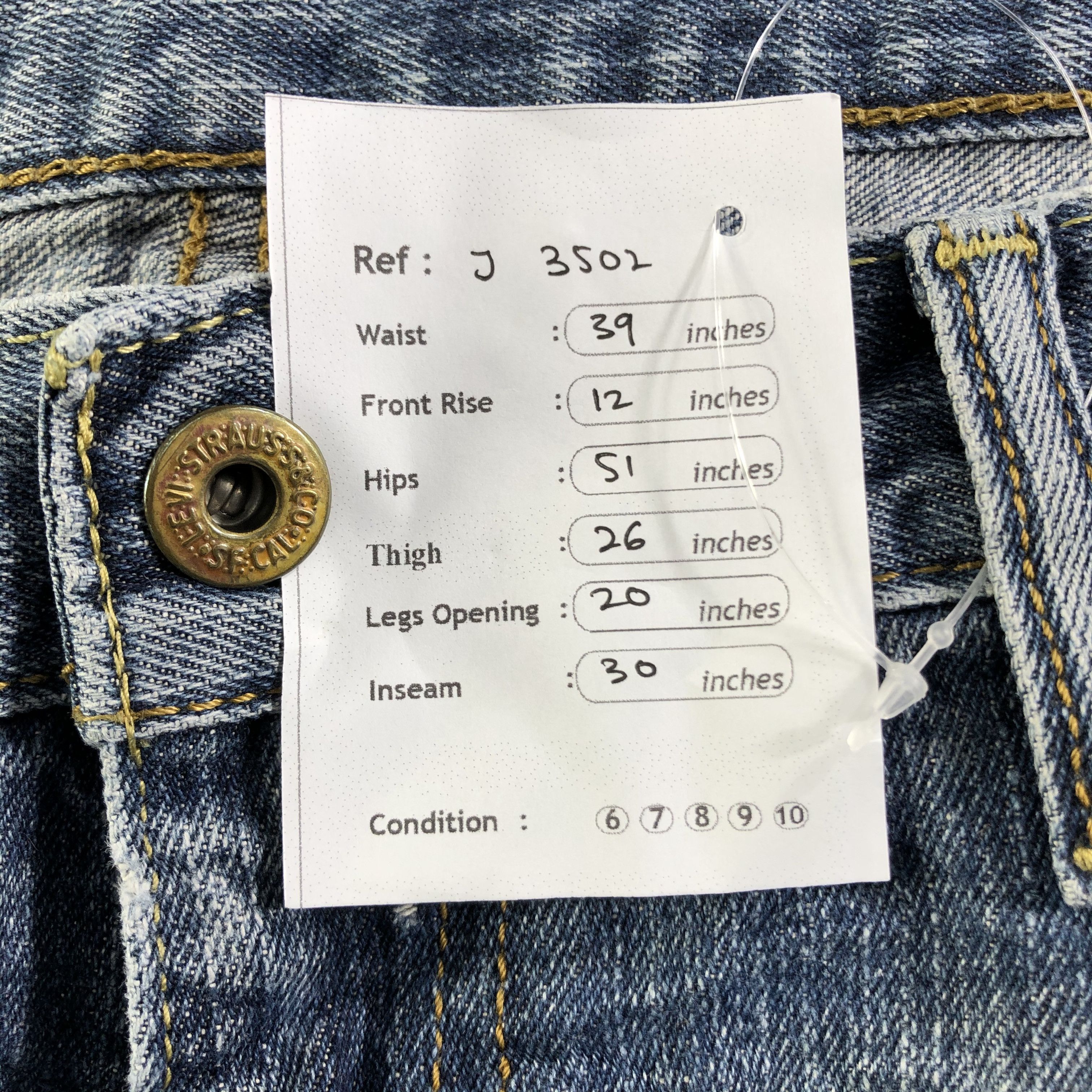 Levi's Vintage Levis 569 Jeans-J3502 Size US 39 - 14 Thumbnail