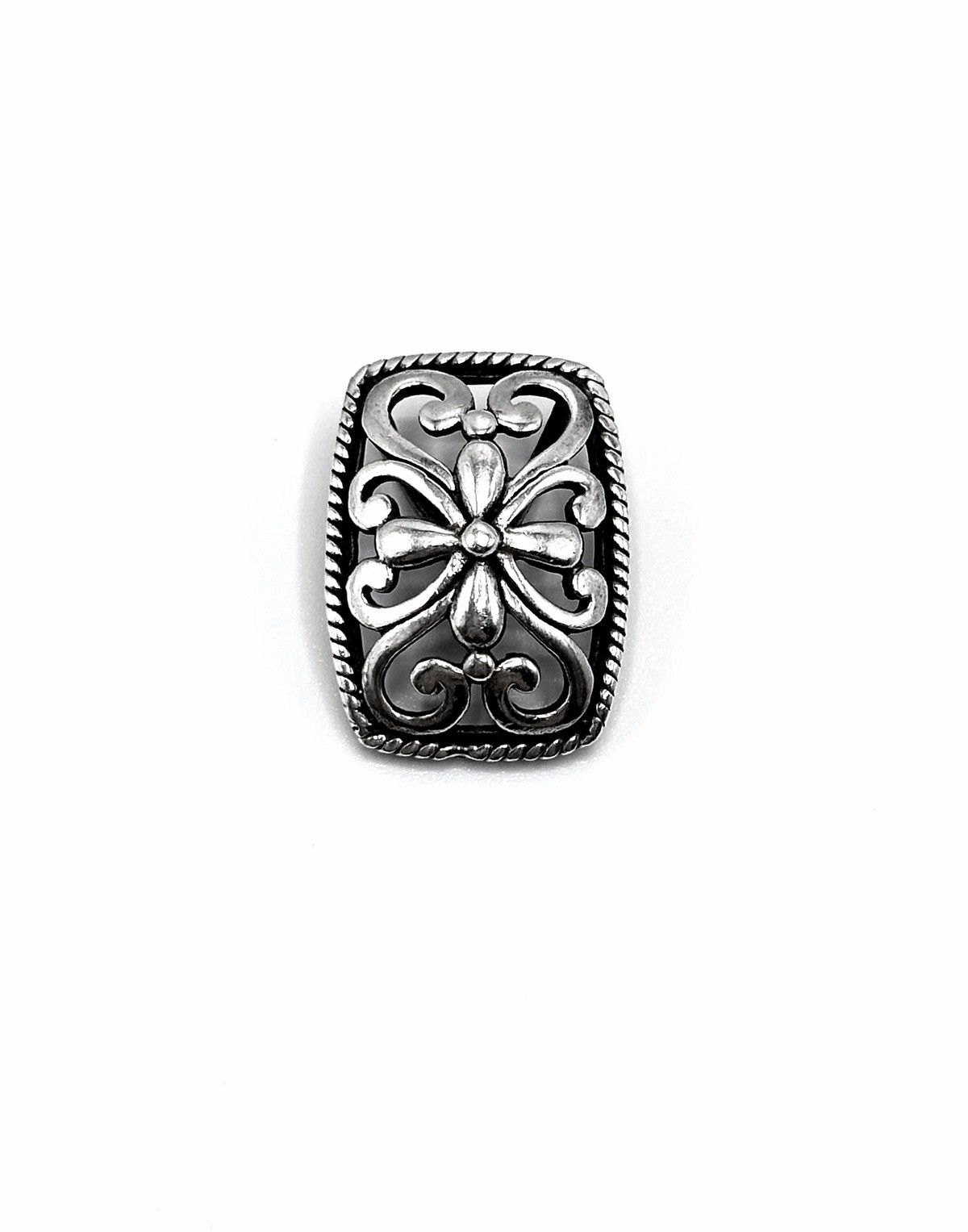 Sterling Silver .925 Sterling Silver Thai Scroll Slide Pendant Size ONE SIZE - 1 Thumbnail