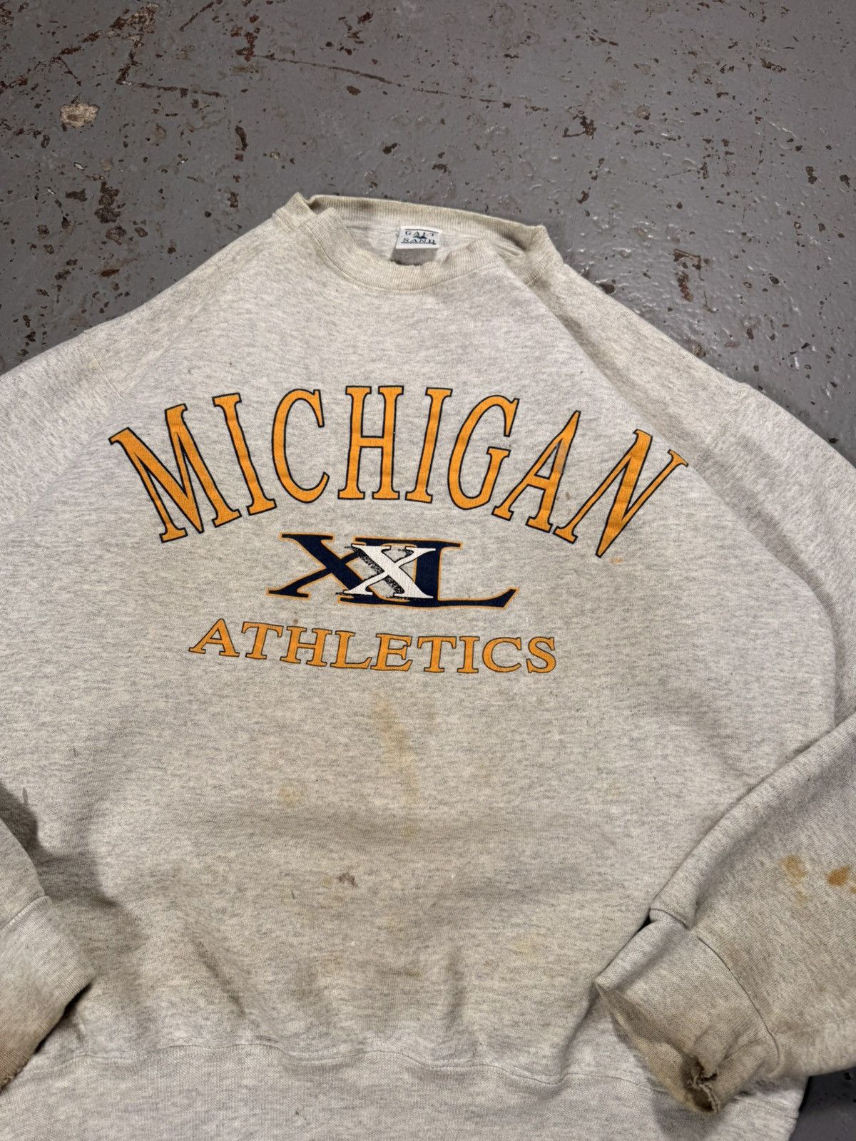 Other Distressed Michigan State Athletics XXL Galt Sand Sweater Size US XL / EU 56 / 4 - 4 Thumbnail