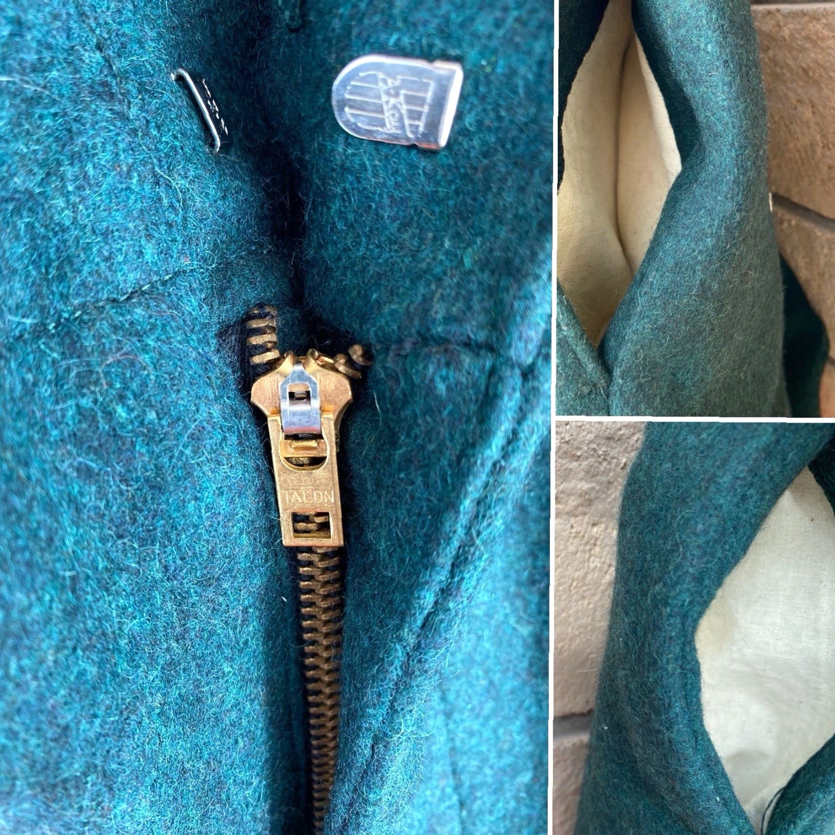 Vintage VINTAGE Northway Green Wool Outdoor Pants Talon Zipper Boat Sail Drill Pockets 34x30 Size US 34 / EU 50 - 4 Thumbnail