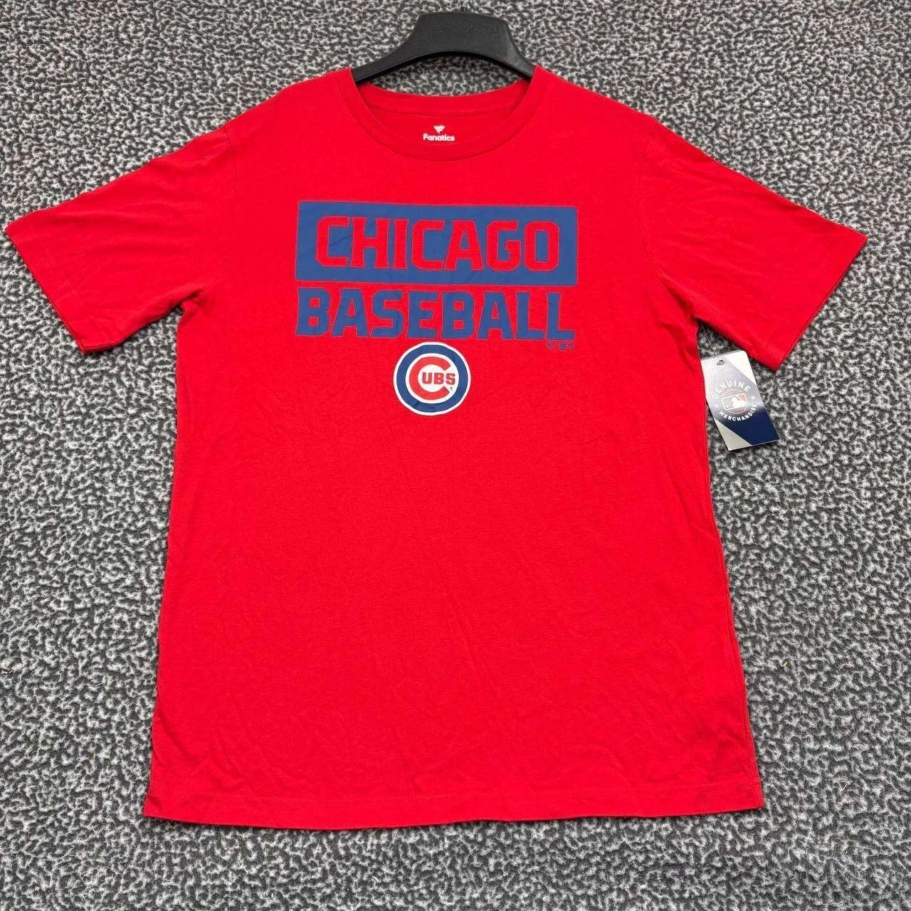 Other Chicago Cubs Shirt Men Fanatics Short Sleeve Crew Neck New L Size US L / EU 52-54 / 3 - 1 Thumbnail