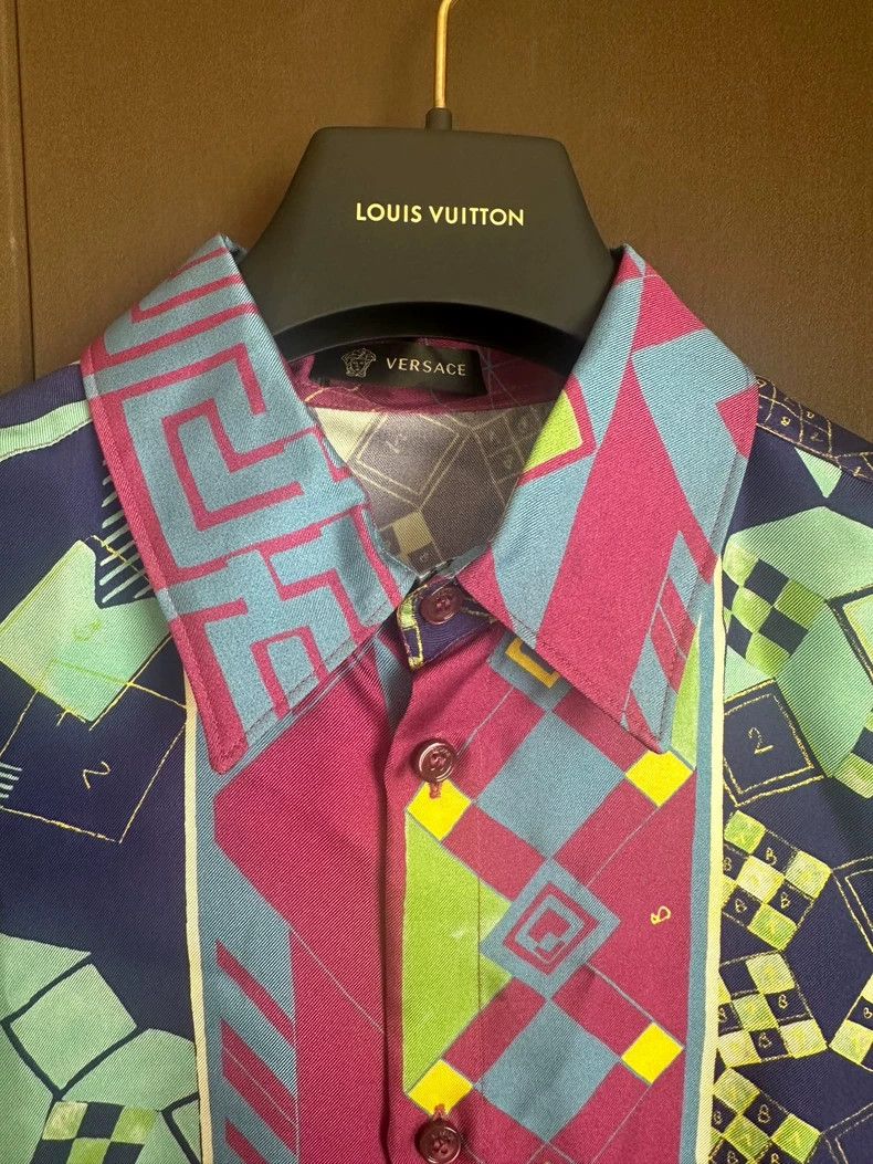Versace Versace Twill silk shirt Size US L / EU 52-54 / 3 - 3 Thumbnail