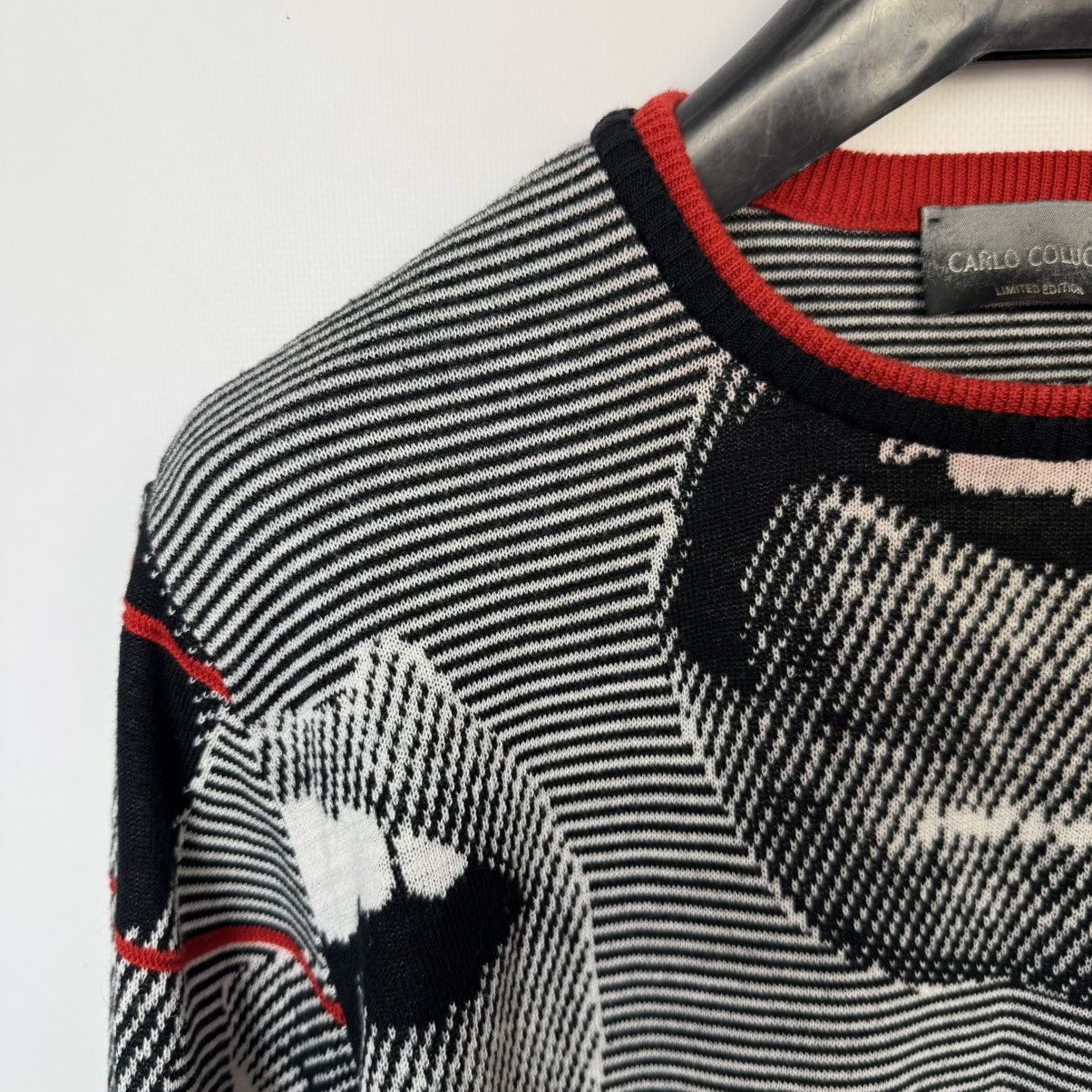 Carlo Colucci Carlo Colucci Limited Edition Sweater Lips Sz 52 Size US L / EU 52-54 / 3 - 24 Thumbnail