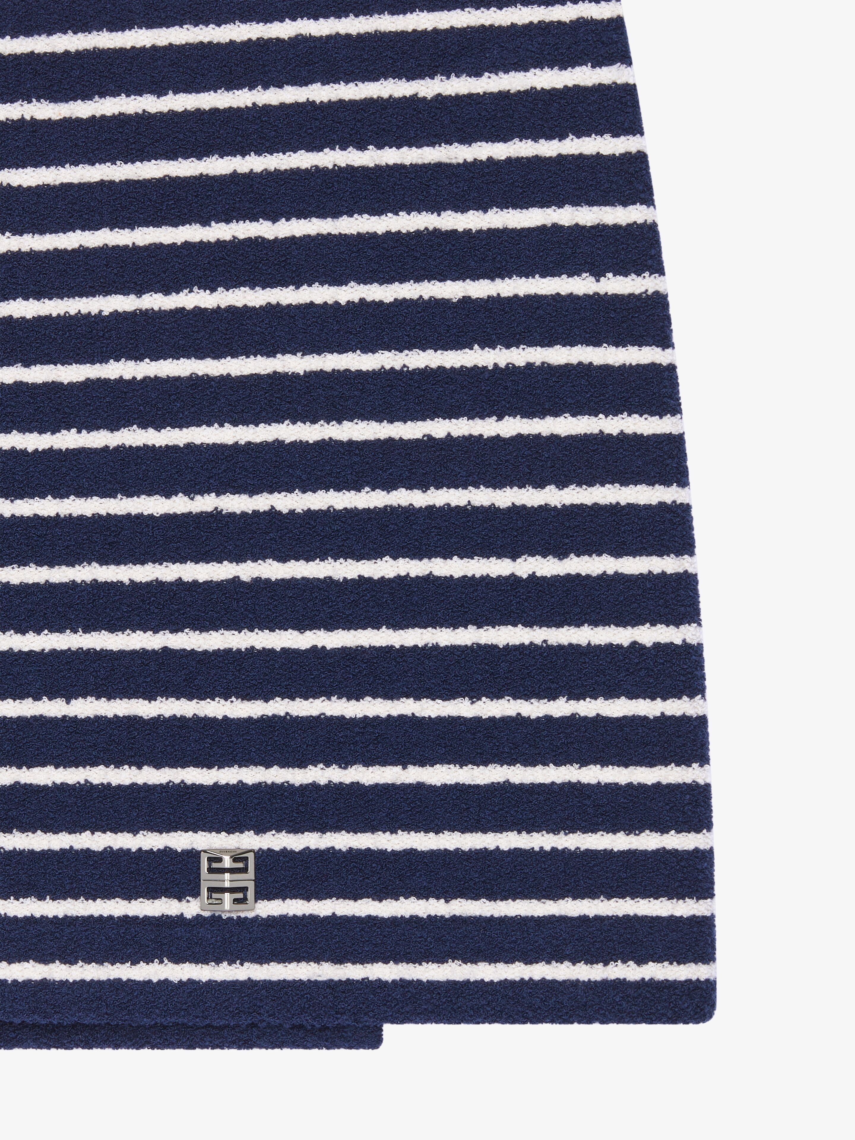 Givenchy o1w1db10825 Towelling Wrap Skirt in Blue/White Size 26" / US 2 / IT 38 - 4 Thumbnail