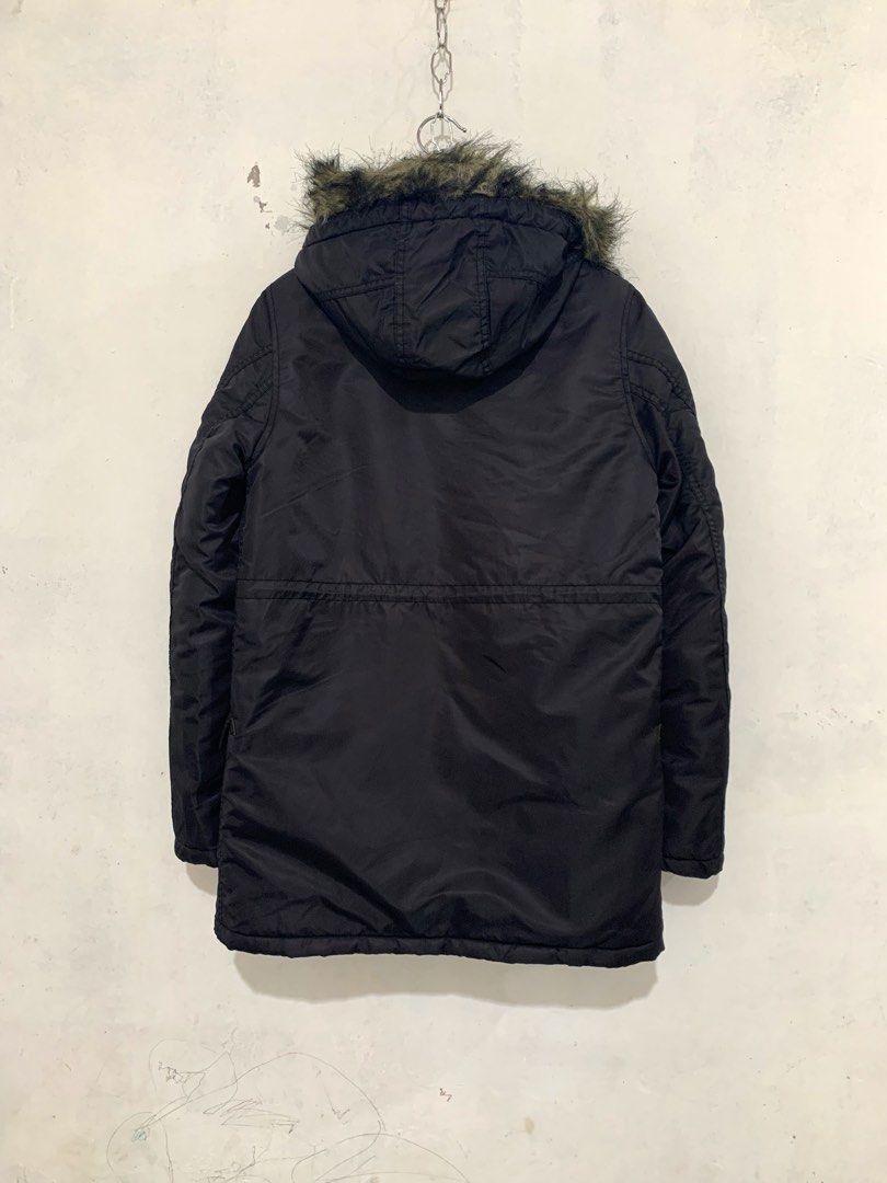 If Six Was Nine × Japanese Brand × Le Grande Bleu (L.G.B.) Vintage X-Girl Military Style Fur Parka Jacket Size M / US 6-8 / IT 42-44 - 5 Thumbnail